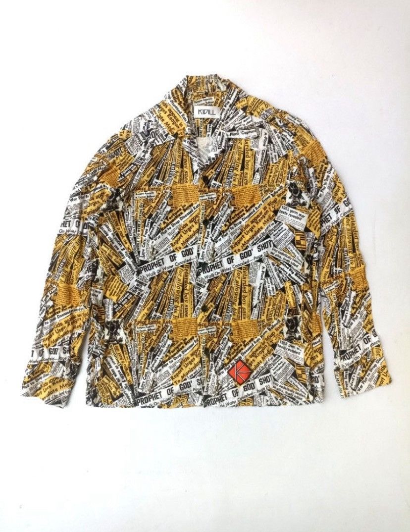 Japanese Brand × KIDILL Kidill Spring/Summer 2021 Fucking Young Rayon Shirt Size US L / EU 52-54 / 3 - 2 Thumbnail