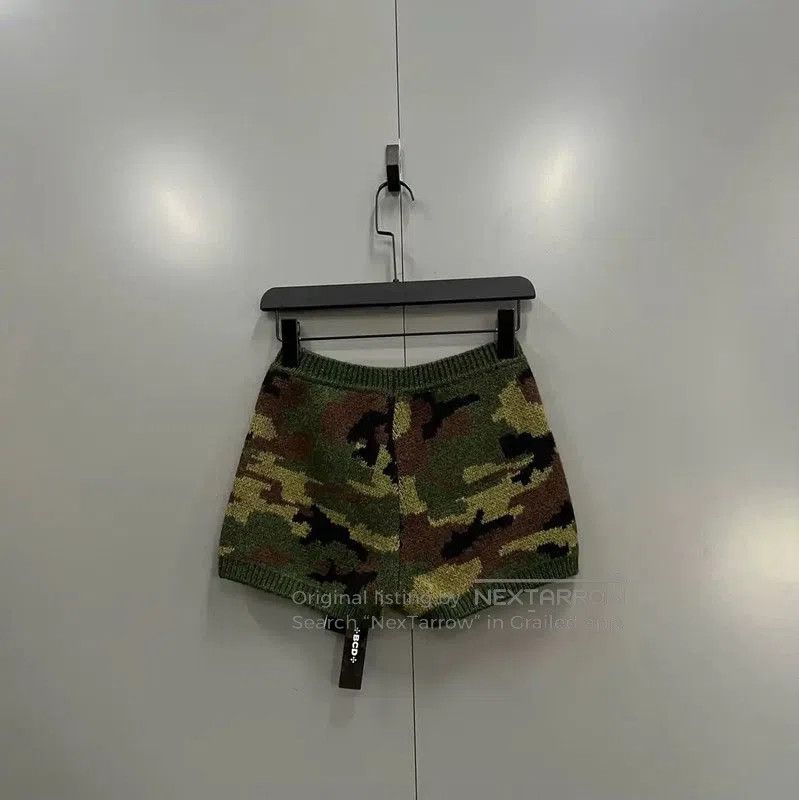Miu Miu Miu Miu Camouflage Wool Women's Shorts . Size 28" / US 6 / IT 42 - 2 Thumbnail