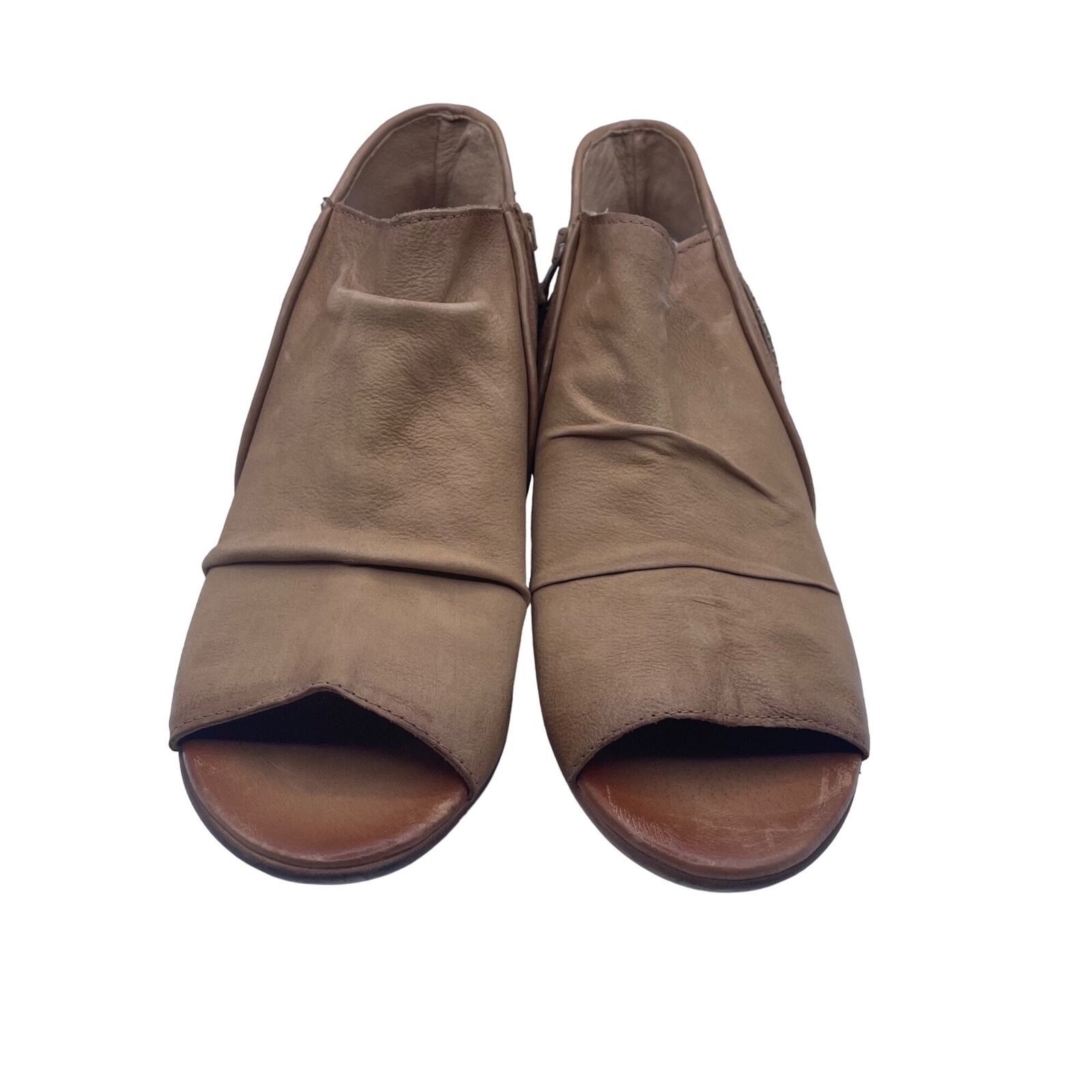 Other Miz Mooz Cailey Spring Heel Sandals Sand Leather Womens 42 Size US 10.5 / IT 40.5 - 2 Thumbnail