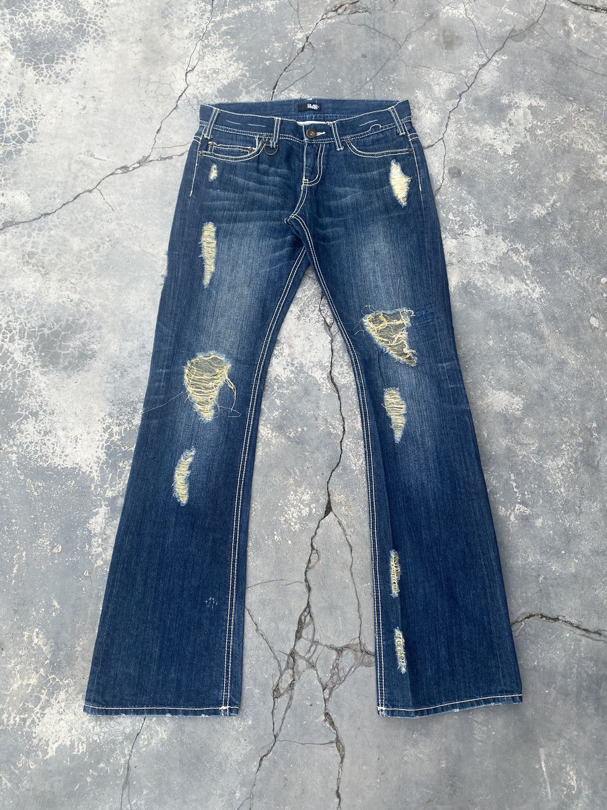If Six Was Nine Glad News distressed flare Size US 31 - 3 Thumbnail