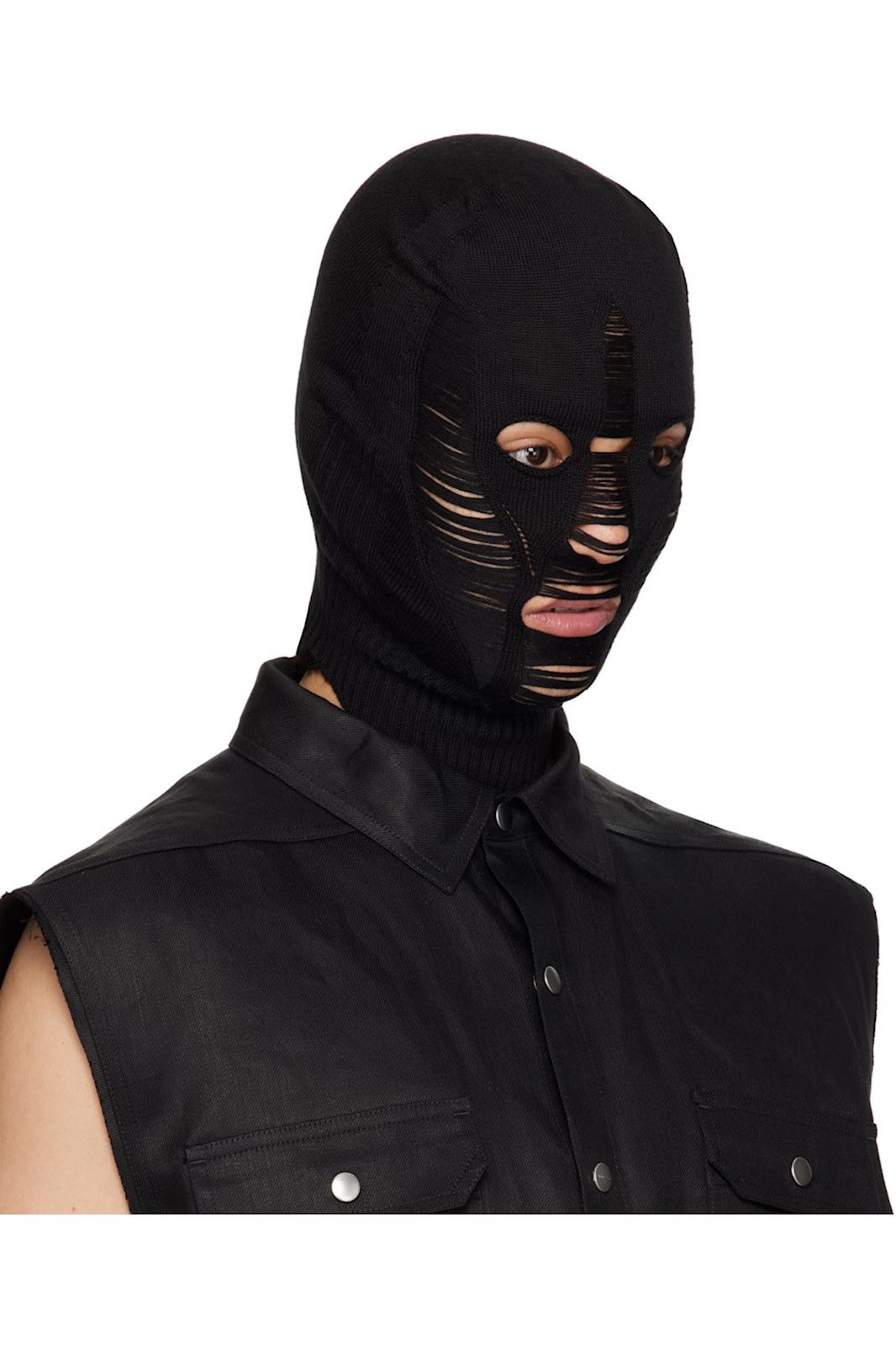 Rick Owens Rick owens Hollywood Skull Balaclava Size ONE SIZE - 2 Thumbnail