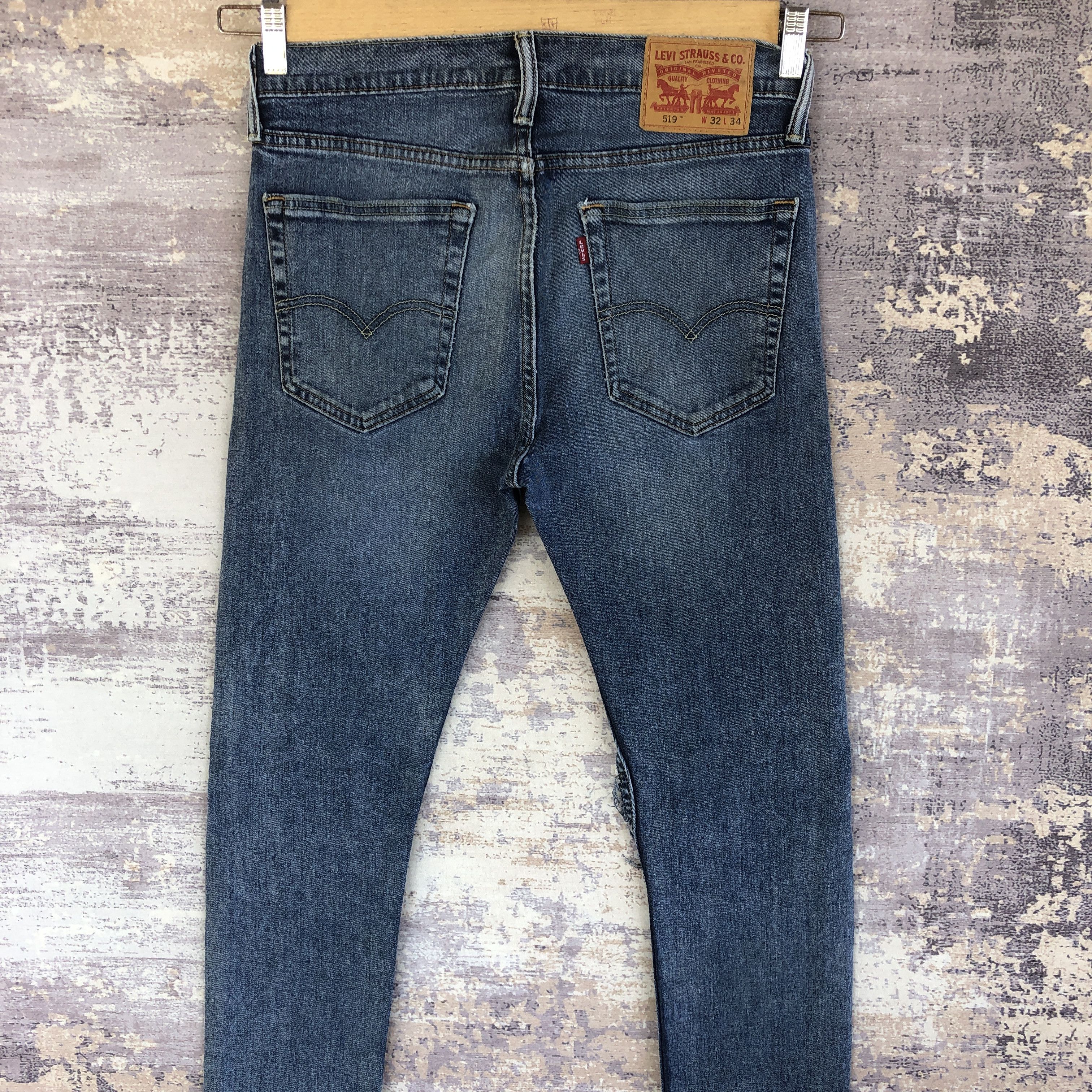 Levi's Vintage Levis Jeans Levi's 519 Slim Tapered Skinny Denim Size US 30 / EU 46 - 4 Thumbnail