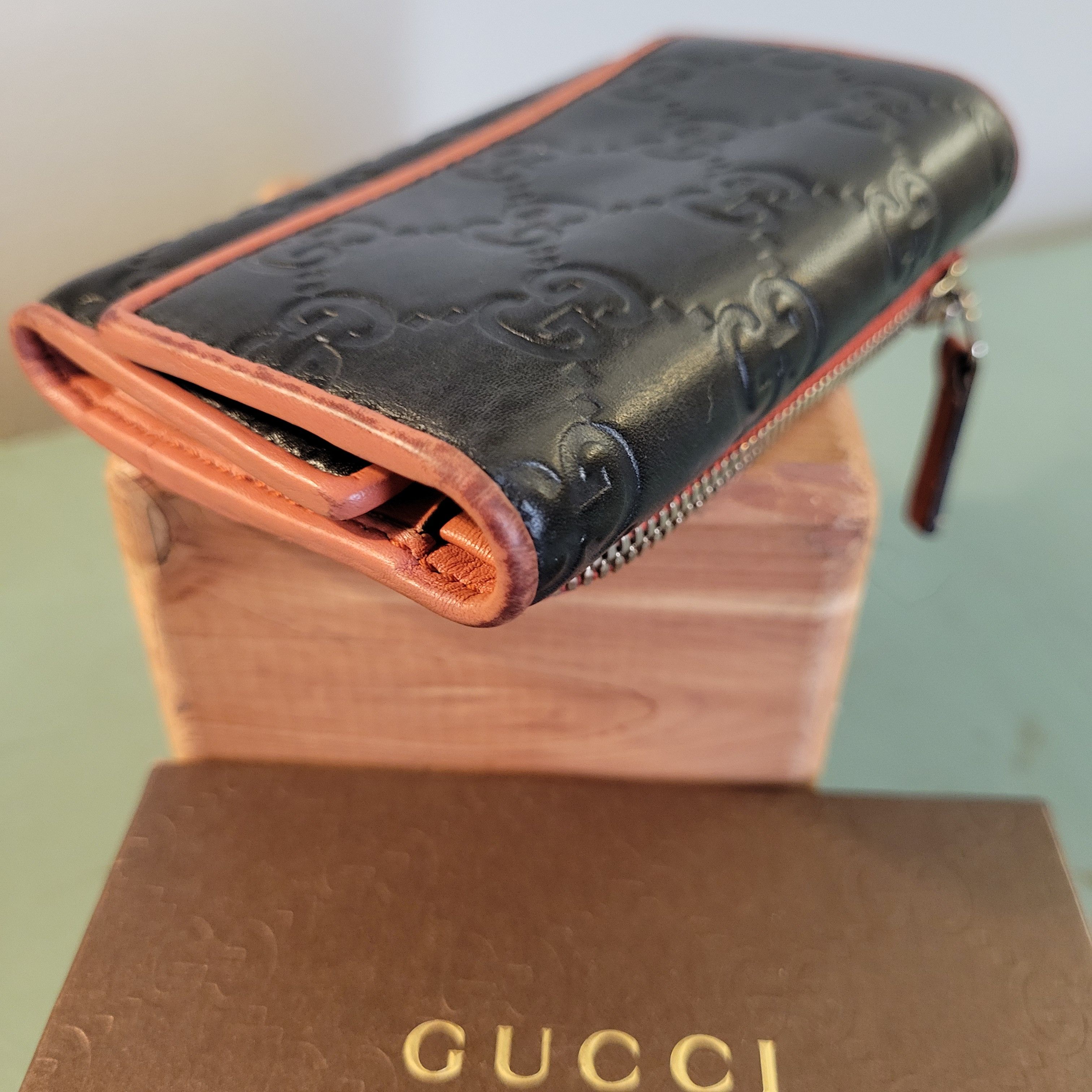 Gucci Gucci Sima 3-in-one Pocket Organizer Wallet Key Case w/Box Size ONE SIZE - 4 Thumbnail