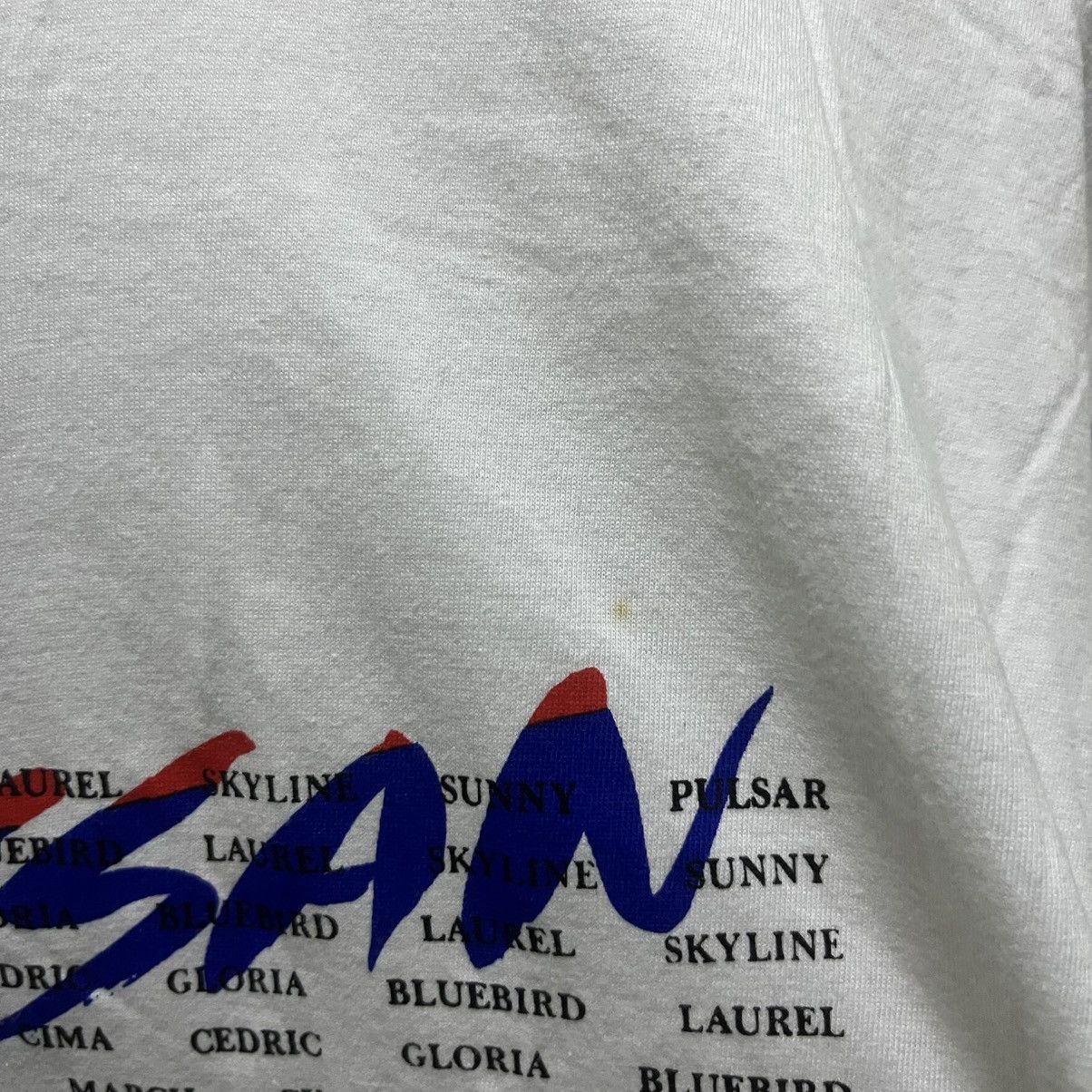 Japanese Brand Rare Vintage Nissan All Car Model Logo Racing Boxy Tees Size US M / EU 48-50 / 2 - 6 Thumbnail