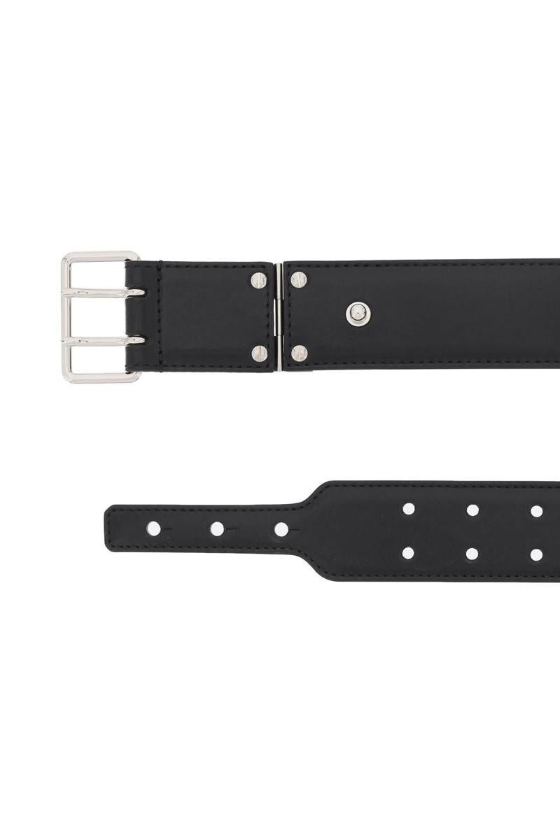 Alexander McQueen o1w1db10725 Size:85/Military Belt in Black Size ONE SIZE - 3 Thumbnail
