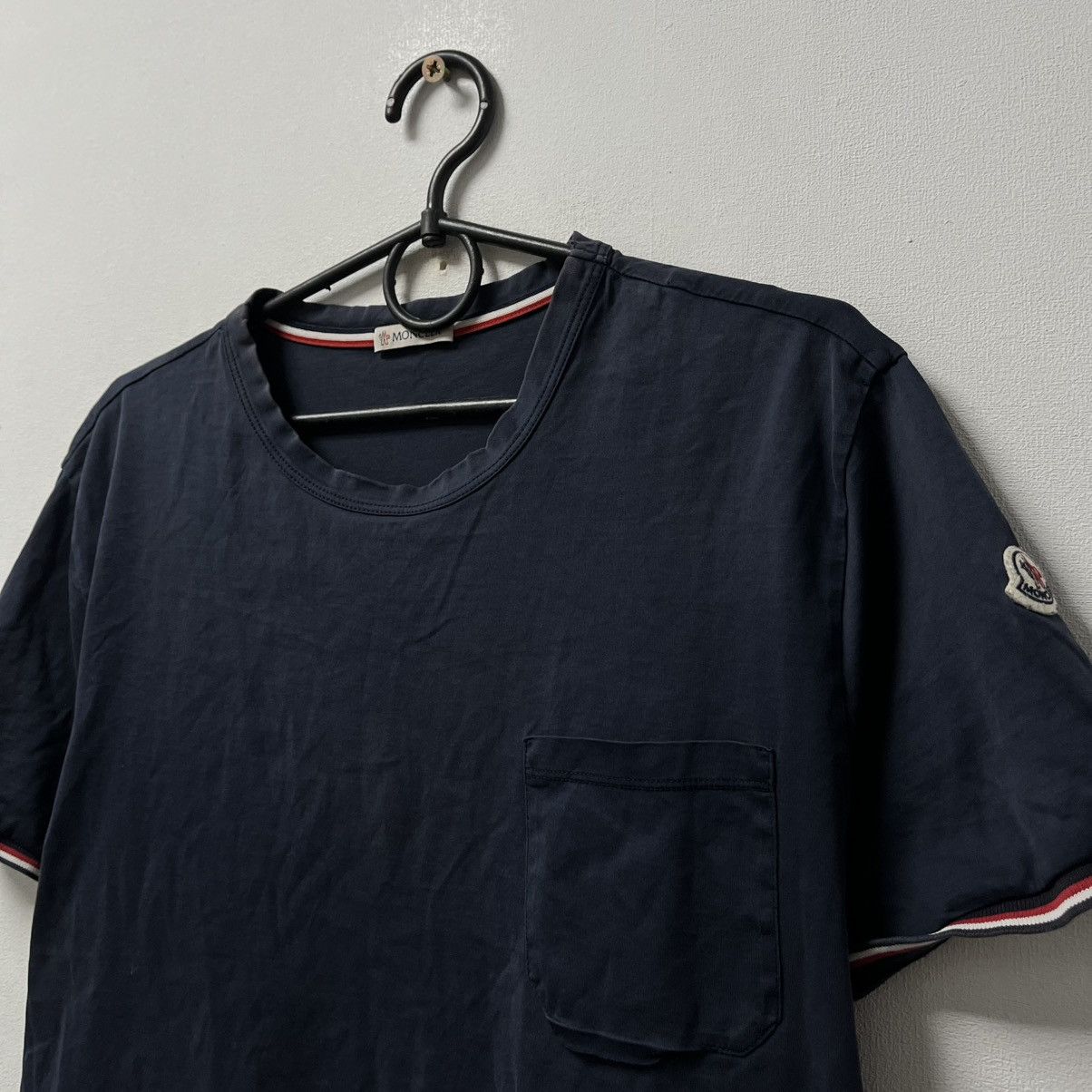 Moncler Vintage Moncler T-shirt logo Mini Logo Size M Size US M / EU 48-50 / 2 - 2 Thumbnail