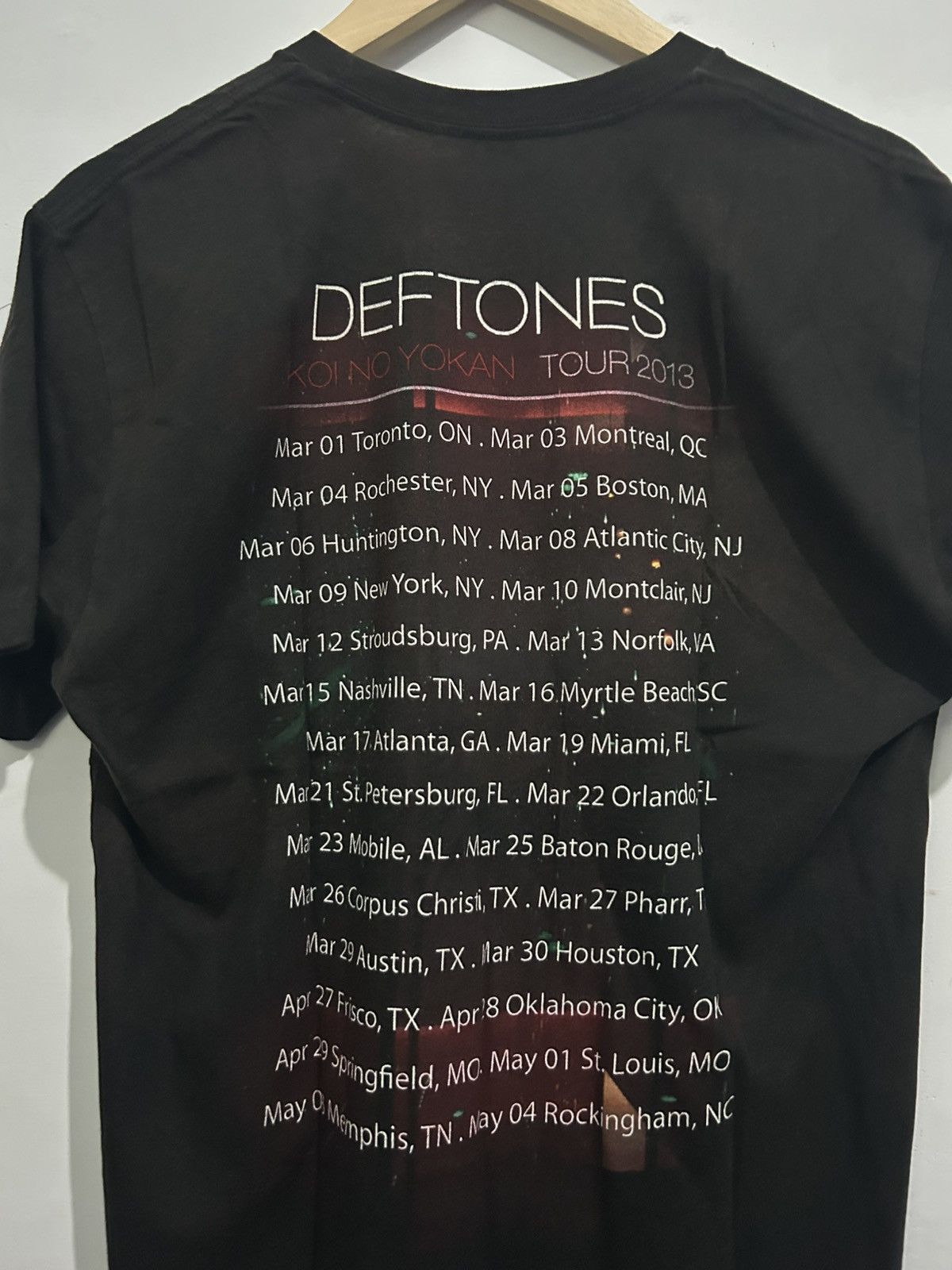 Band Tees RARE 00s Deftones Koi No Yokan Tees Size US M / EU 48-50 / 2 - 5 Thumbnail
