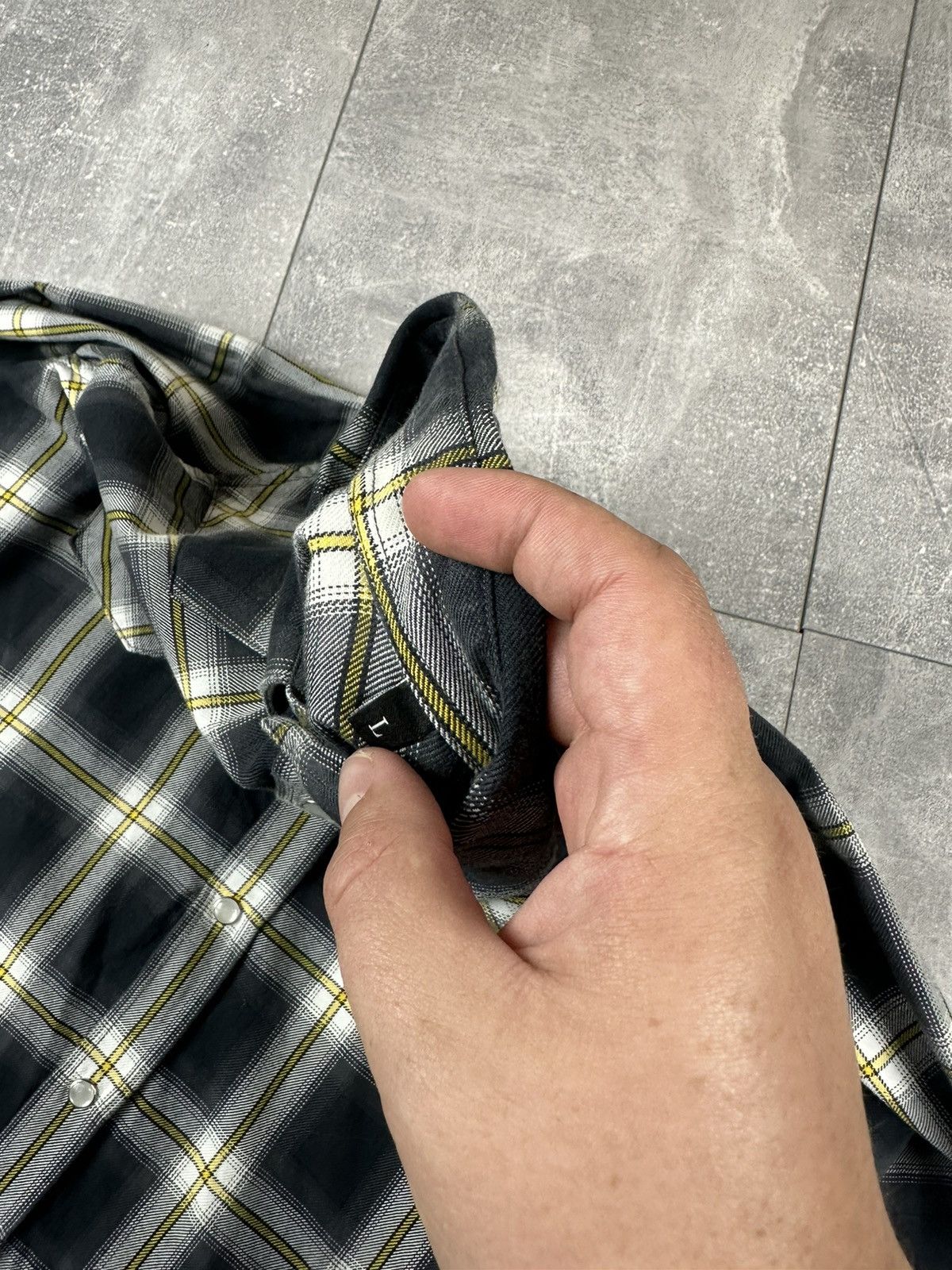 Diesel Diesel Mens Flannel Shirts Button Up Size US L / EU 52-54 / 3 - 10 Thumbnail