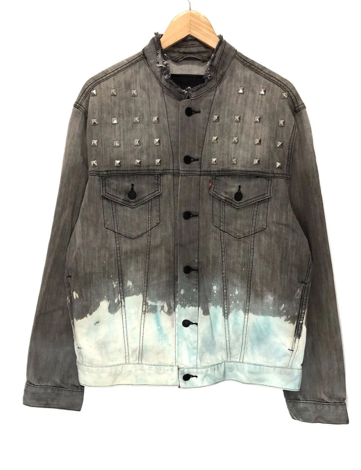 If Six Was Nine × Levi's × Levi's Made & Crafted Levi's Paint Splash Denim Tears Studded Jacket Size US M / EU 48-50 / 2 - 1 Thumbnail