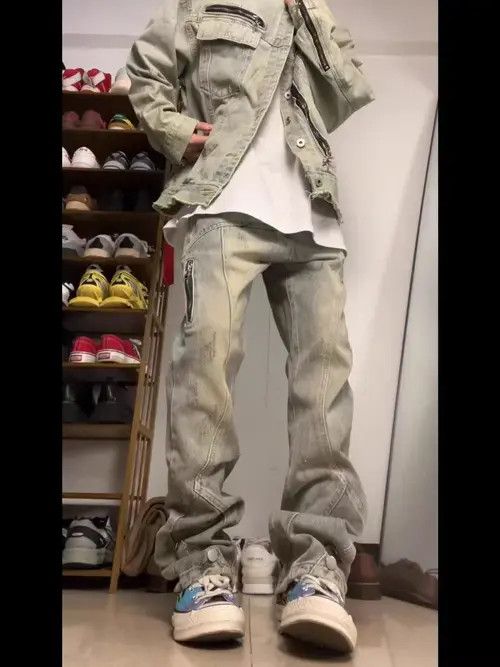 Japanese Brand Sayaka x Chika Light Blue High Street Vintage Casual Jeans Size US 30 / EU 46 - 1 Thumbnail