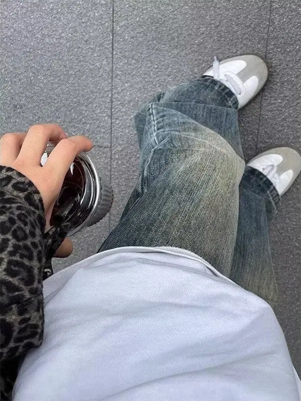 Japanese Brand × Jean Straight casual loose retro jeans Size US 32 / EU 48 - 4 Thumbnail
