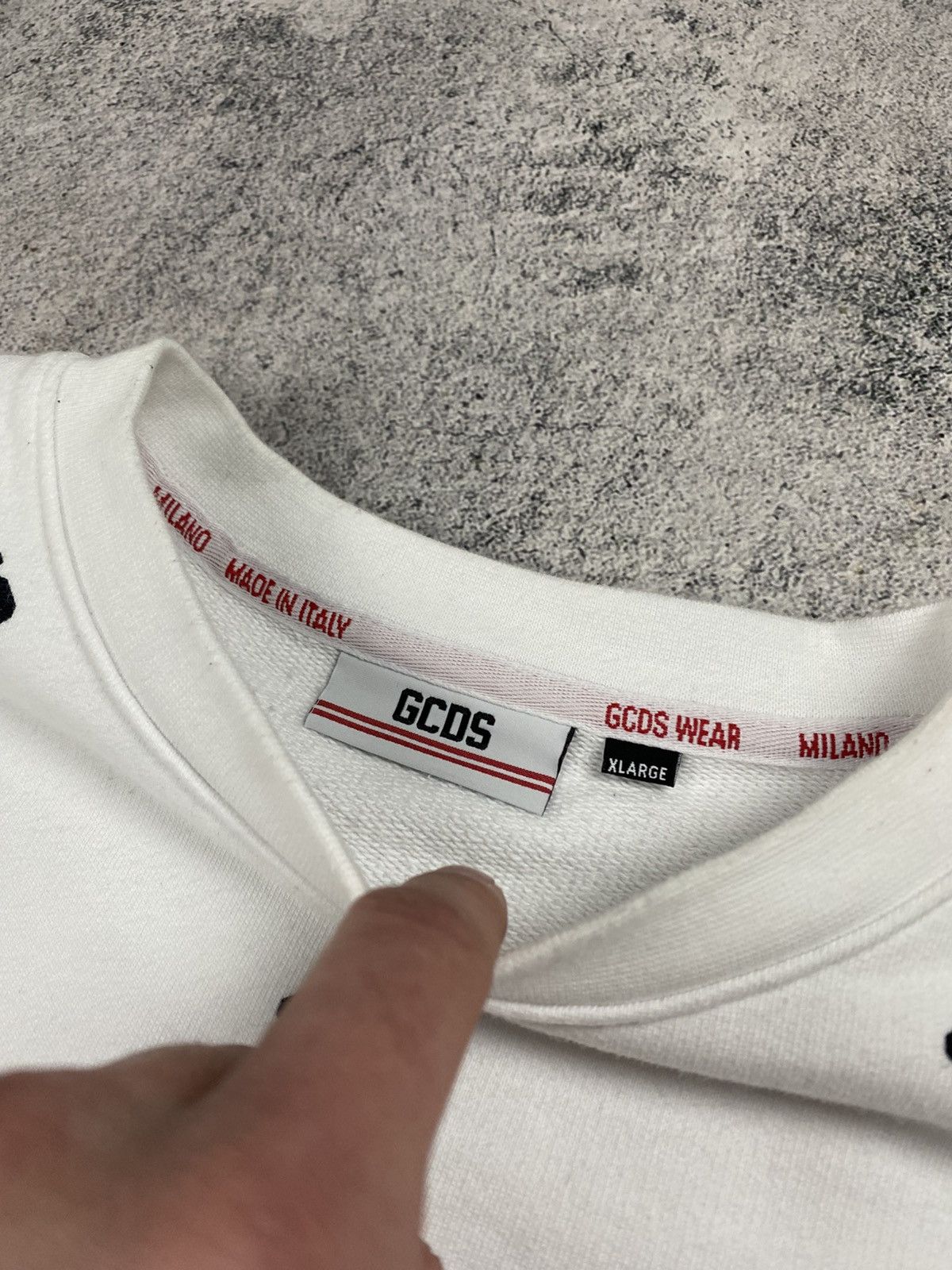 GCDS Rare GCDS Monogram Big Logo Hype Sweatshirt Size US L / EU 52-54 / 3 - 12 Thumbnail