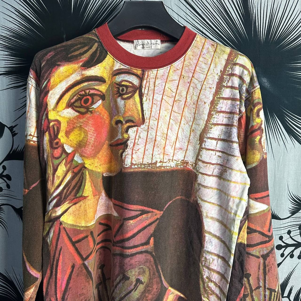 Vintage VINTAGE 1988 Pablo Picasso Dora Maar AOP Long Sleeve Shirt Size US XL / EU 56 / 4 - 4 Thumbnail