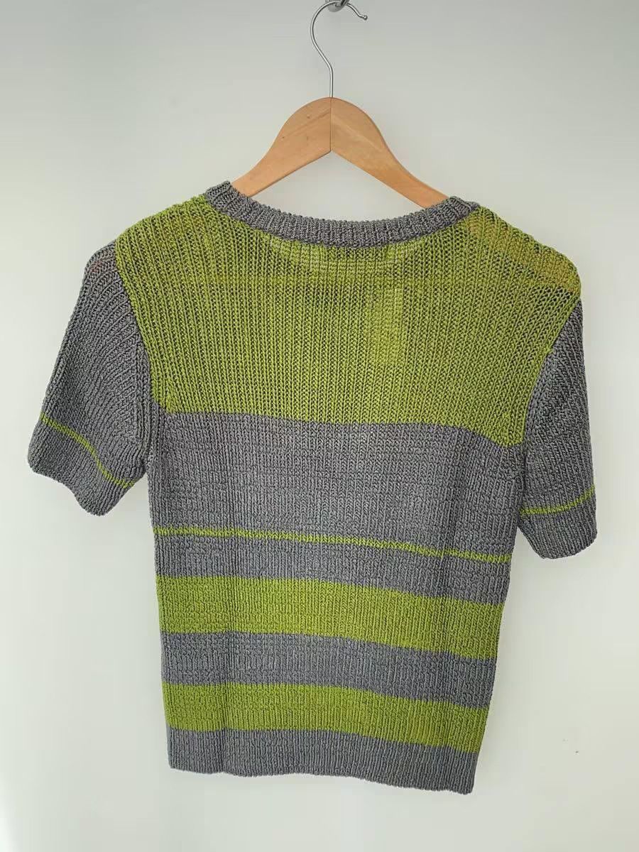 Issey Miyake Striped Short Sleeve Knit Sweater Size M / US 6-8 / IT 42-44 - 2 Thumbnail