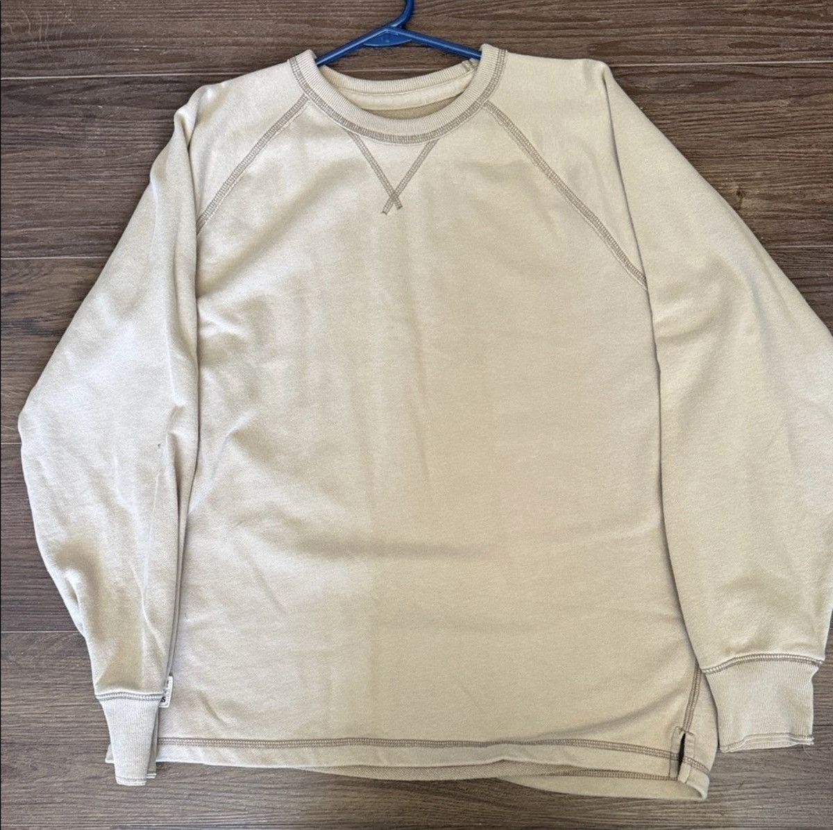Hollister Hollister Men’s Oversized Beige Crewneck Sweatshirt Size US M / EU 48-50 / 2 - 1 Thumbnail