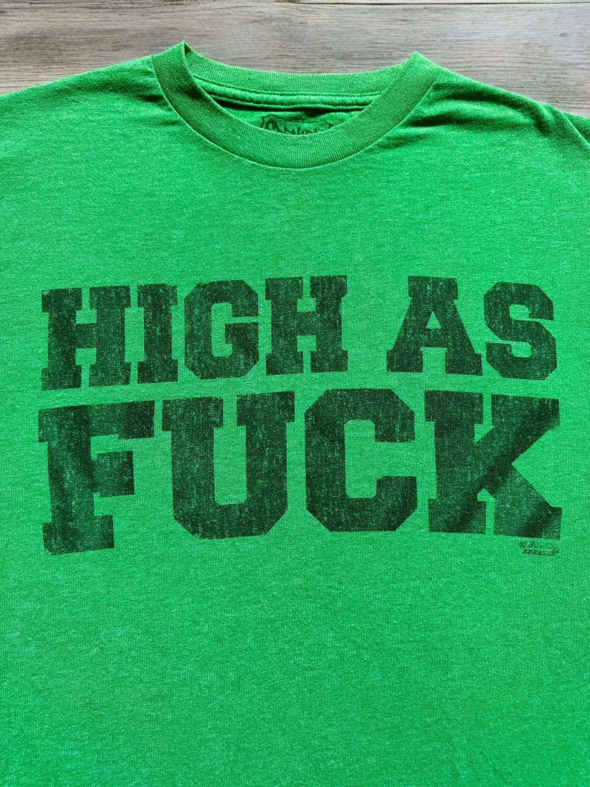 Rap Tees × Vintage Spencer’s Vintage Weed High 420 Stoner Humor Funny Rap Shirt Size US M / EU 48-50 / 2 - 3 Thumbnail