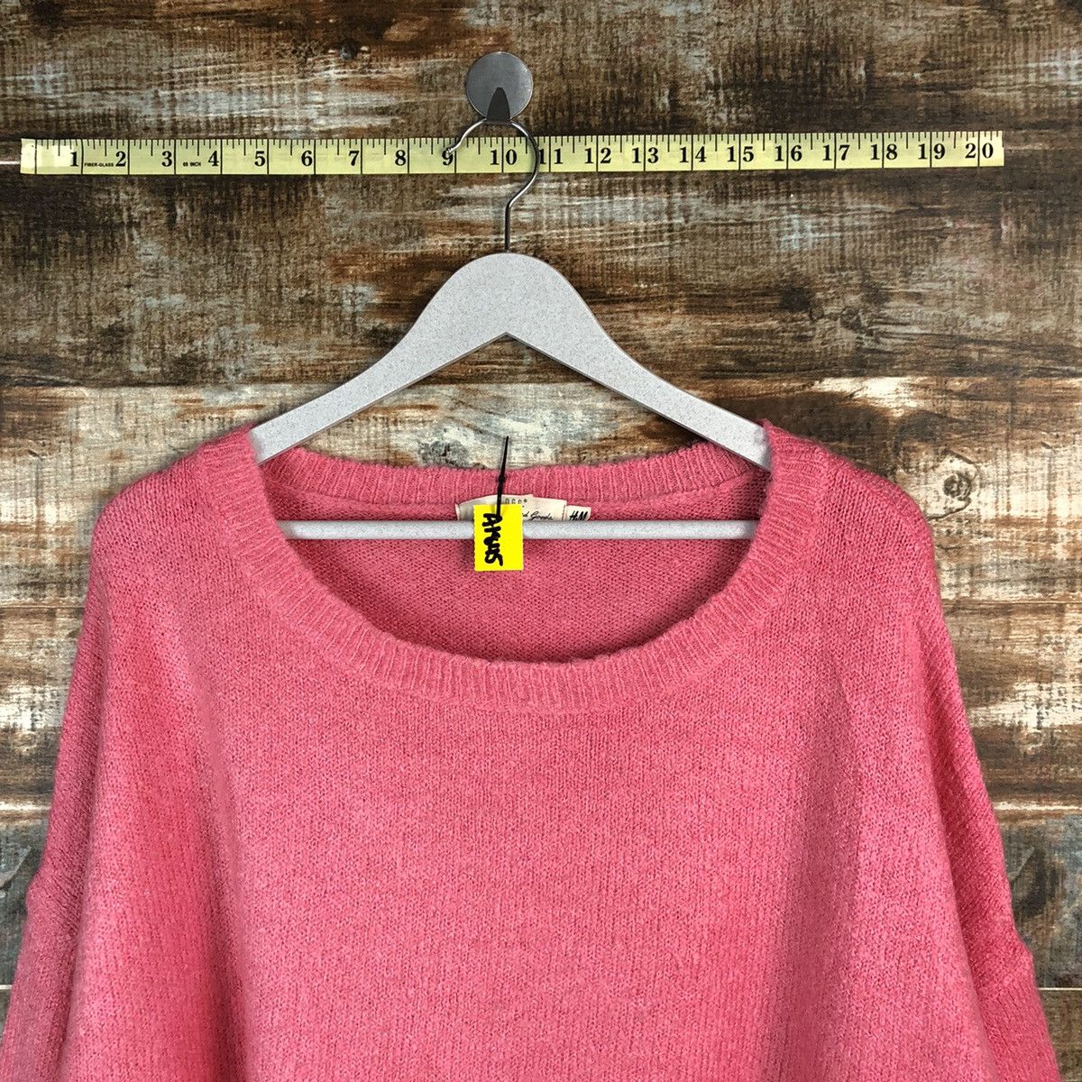 Homespun Knitwear × Japanese Brand H&M Pink Knitwear #A1845 Size L / US 10 / IT 46 - 4 Thumbnail