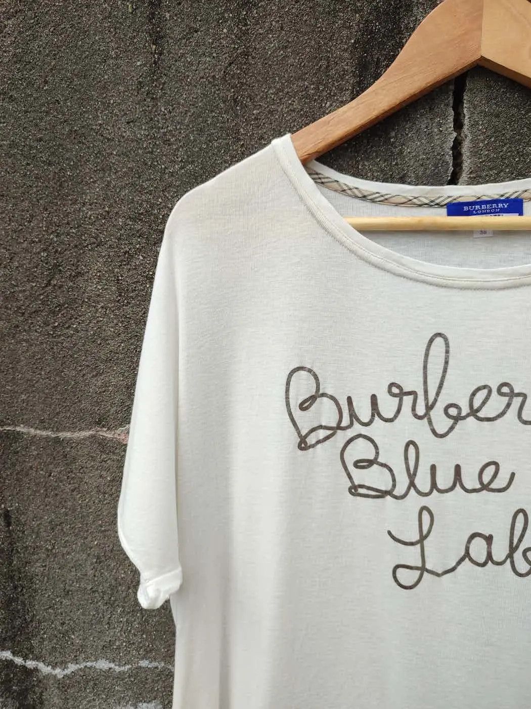 Burberry × Designer 🔥STEAL🔥Burberry London Blue Label Oversize Tee Size S / US 4 / IT 40 - 4 Thumbnail