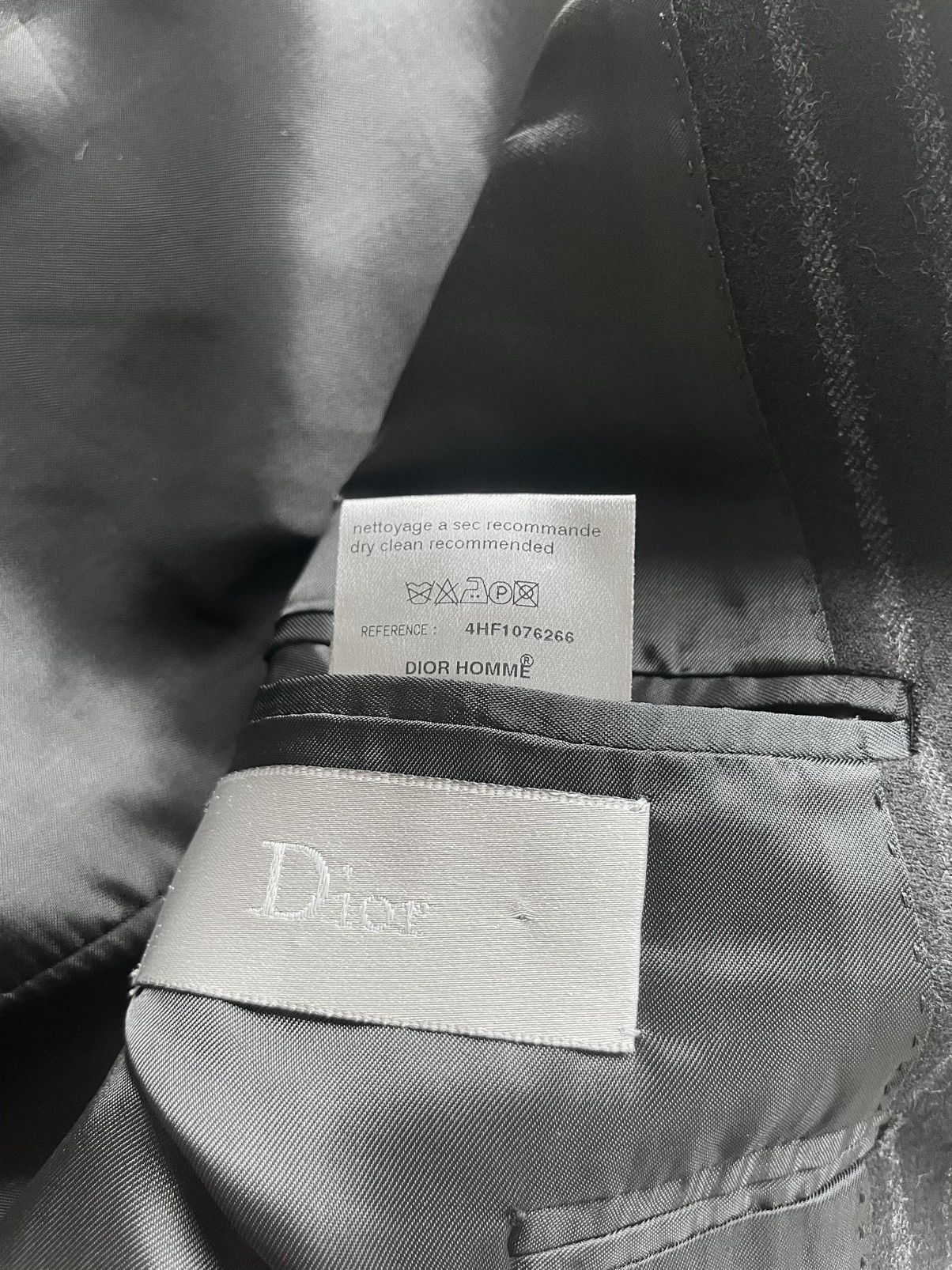 Hedi Slimane Dior Homme AW04 “VTOC” Pinstripe Jacket Size 42R - 5 Thumbnail