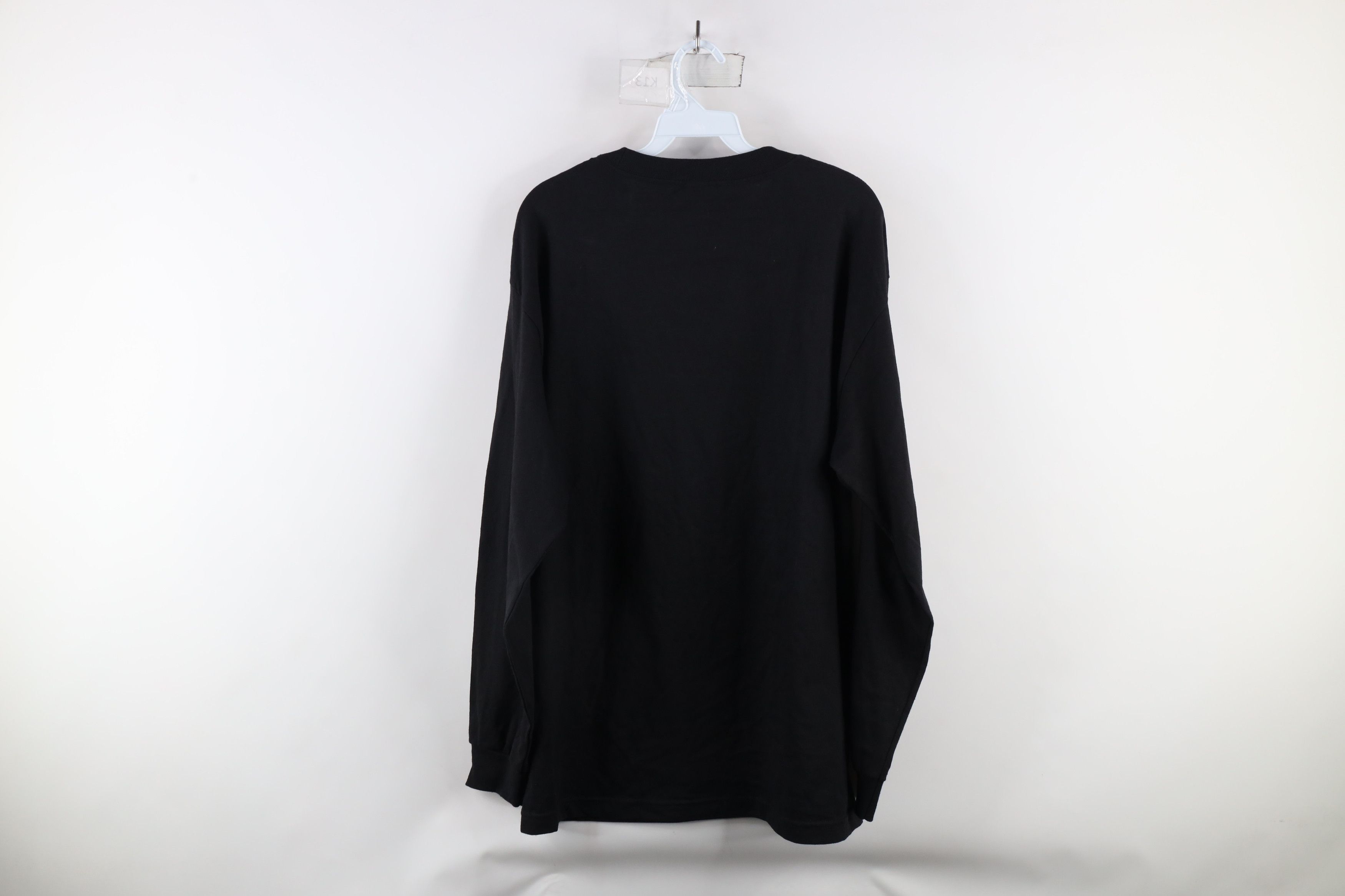 Vintage Vintage 90s Streetwear Long Sleeve T-Shirt Black Cotton Size US L / EU 52-54 / 3 - 9 Thumbnail