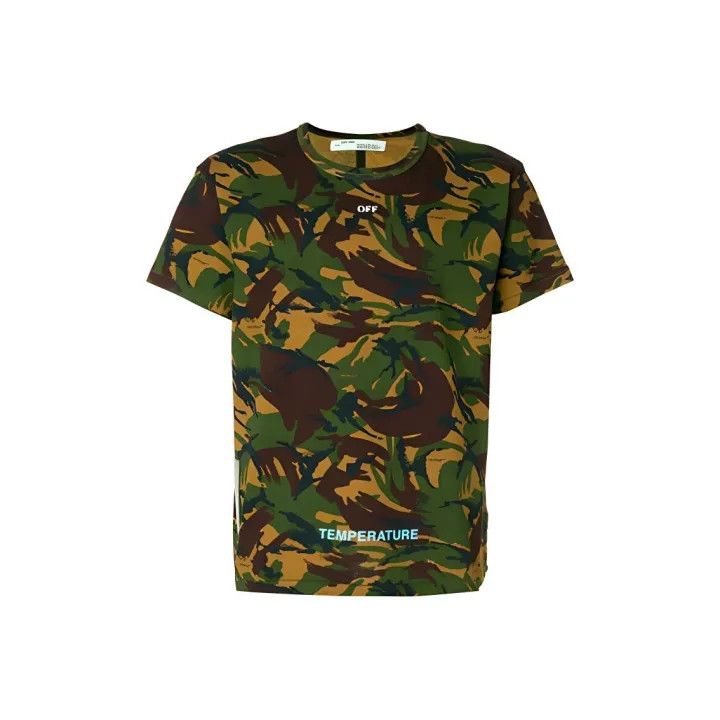 Off-White OFF-WHITE Camo Short Sleeve T-Shirt for Men 0079 Size US S / EU 44-46 / 1 - 1 Thumbnail