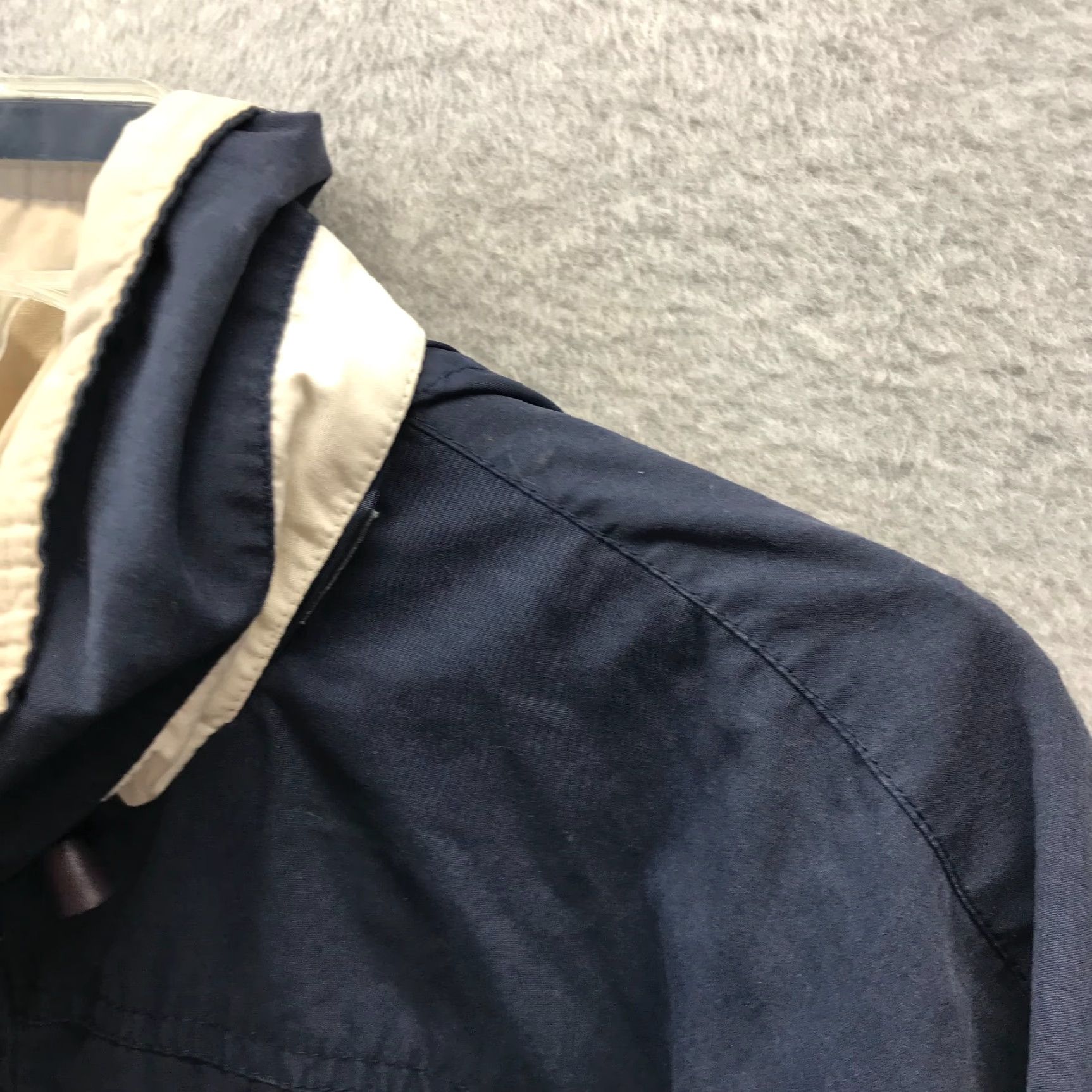 Vintage VINTAGE TownCraft Jacket Mens Adult Large Blue 80s Motorcycle Hooded Zip Full Zip Style: Motorcycle Jacket Accessories: snaps Vintage Clothing Size US L / EU 52-54 / 3 - 3 Thumbnail