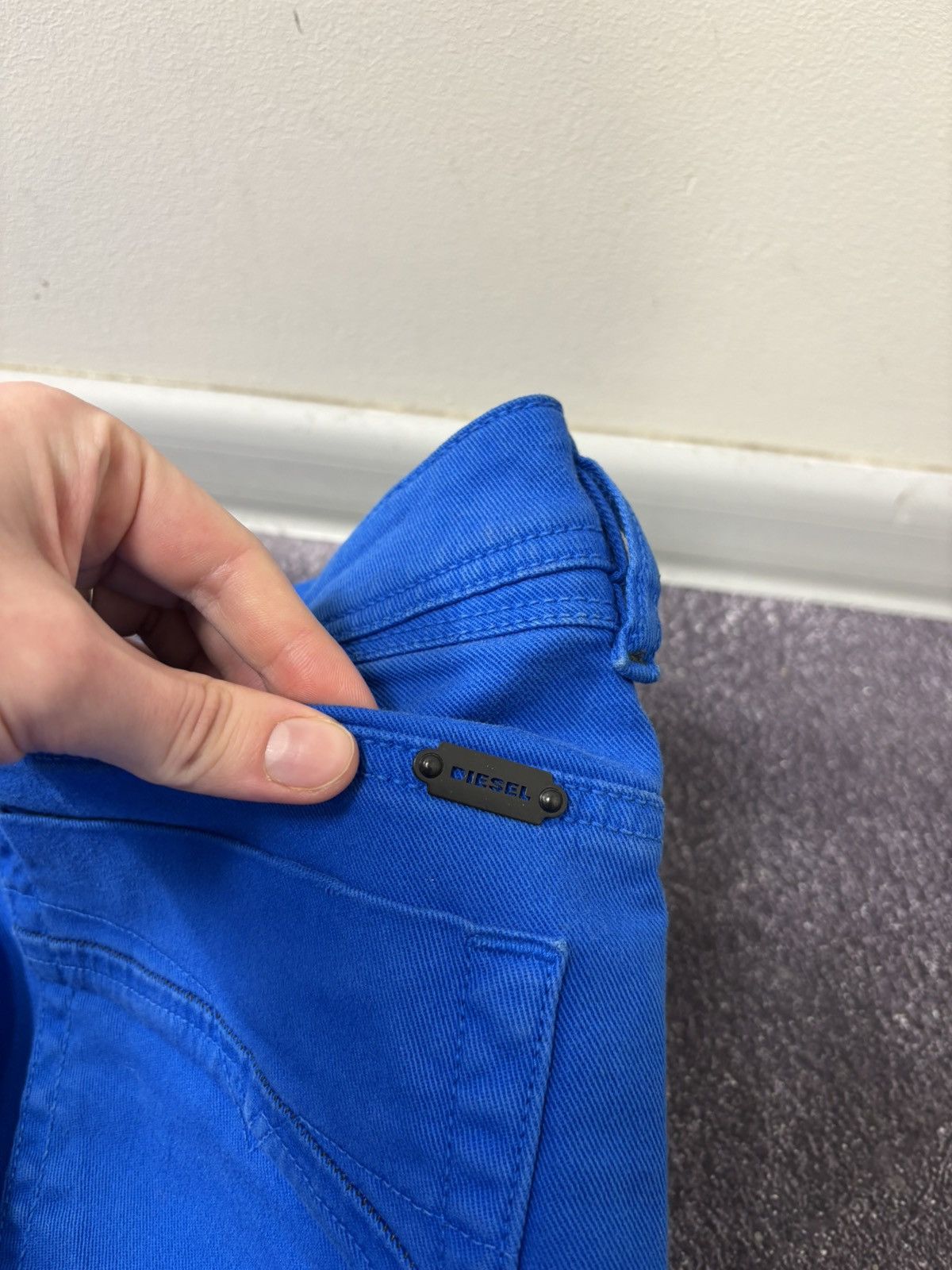 Diesel Diesel Iakop Regular Slim Tapered NWT Men’s Blue Denim Jeans Size US 30 / EU 46 - 19 Thumbnail