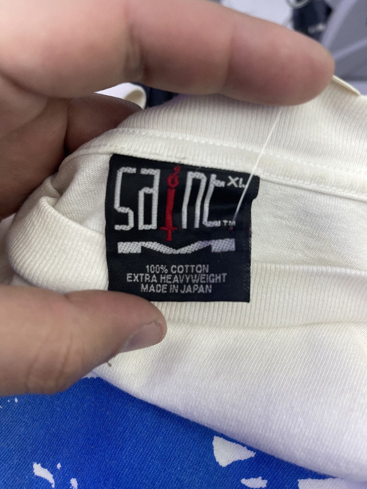 Saint Michael Saint Michael jesus Christ Youth white/blue/red tee Size US XL / EU 56 / 4 - 3 Thumbnail