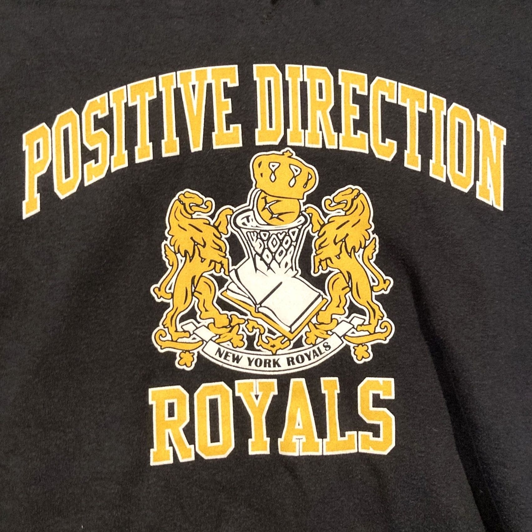 Nike VINTAGE Nike Hoodie XXL Blue RARE Team NEW YORK ROYALS Positive Direction Center Swoosh Size US XXL / EU 58 / 5 - 2 Thumbnail