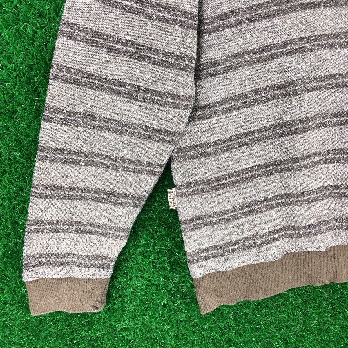 Japanese Brand Vintage 90's Knit Polo Shirt by Simple Life Japan Size US L / EU 52-54 / 3 - 6 Thumbnail