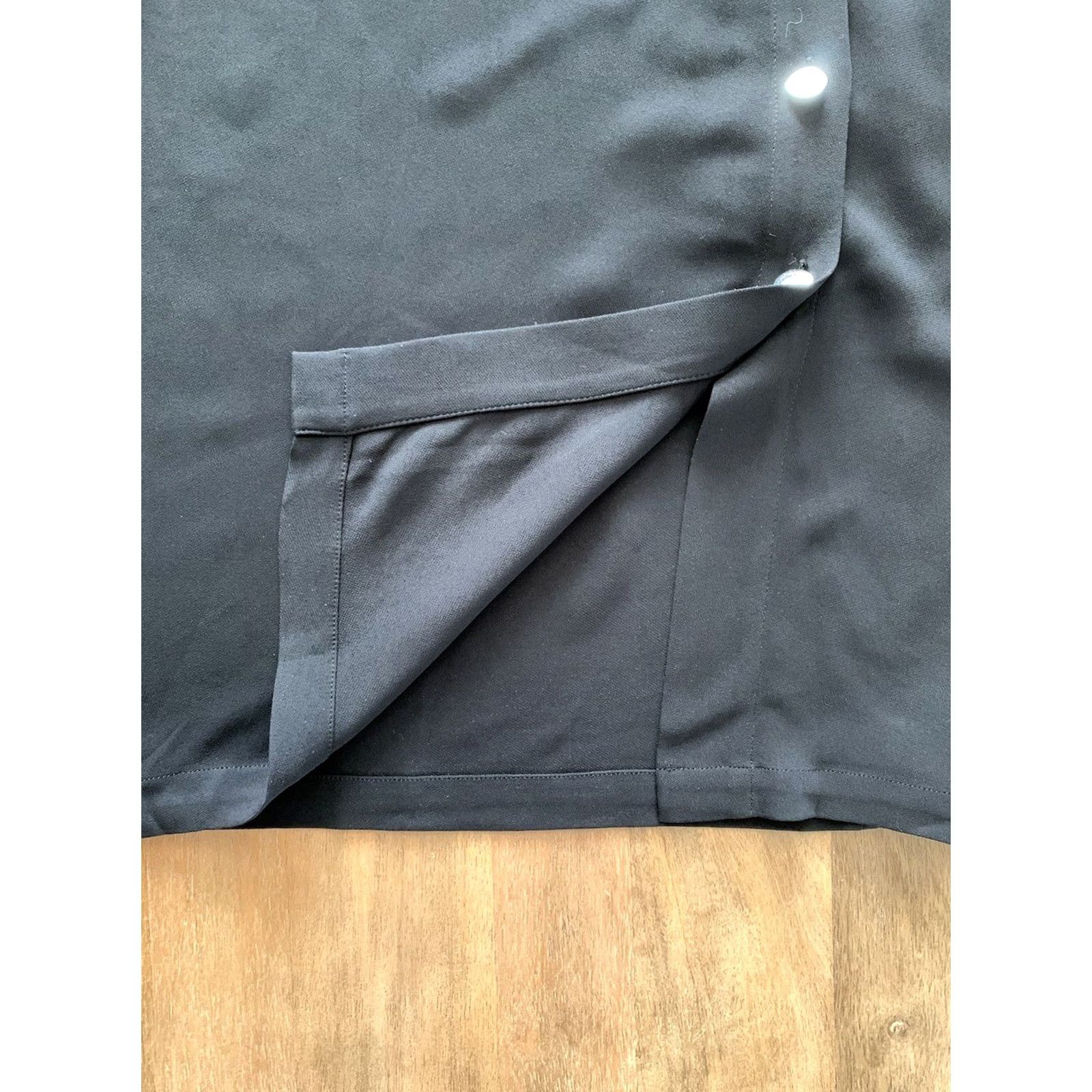 Altuzarra Altuzarra Hestia Knit Merino Viscose Front Button Shift Dress Black Midi 36 Women's Cap Sleeve Button Neck Round Vintage? Size XS / US 0-2 / IT 36-38 - 4 Thumbnail