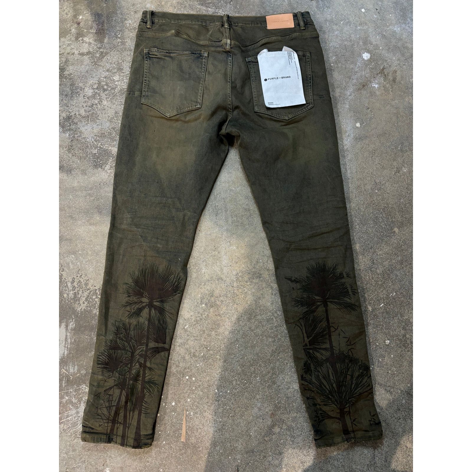 Purple Purple Jeans Blue Brown Used 38 Size US 38 / EU 54 - 2 Thumbnail