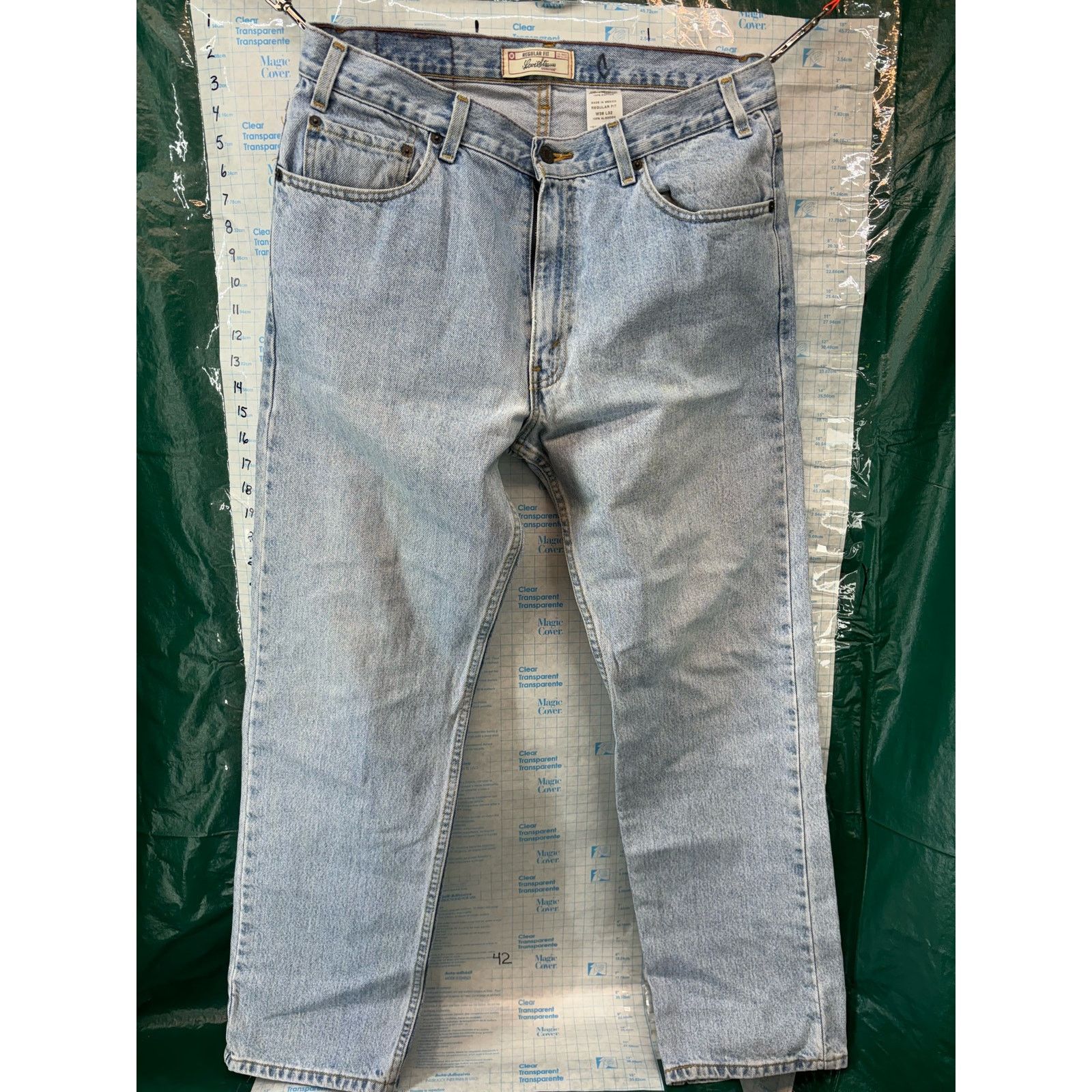 Levi's Levi Strauss 36x32 Signature Jeans Denim Distressed Vintage Size US 36 / EU 52 - 3 Thumbnail