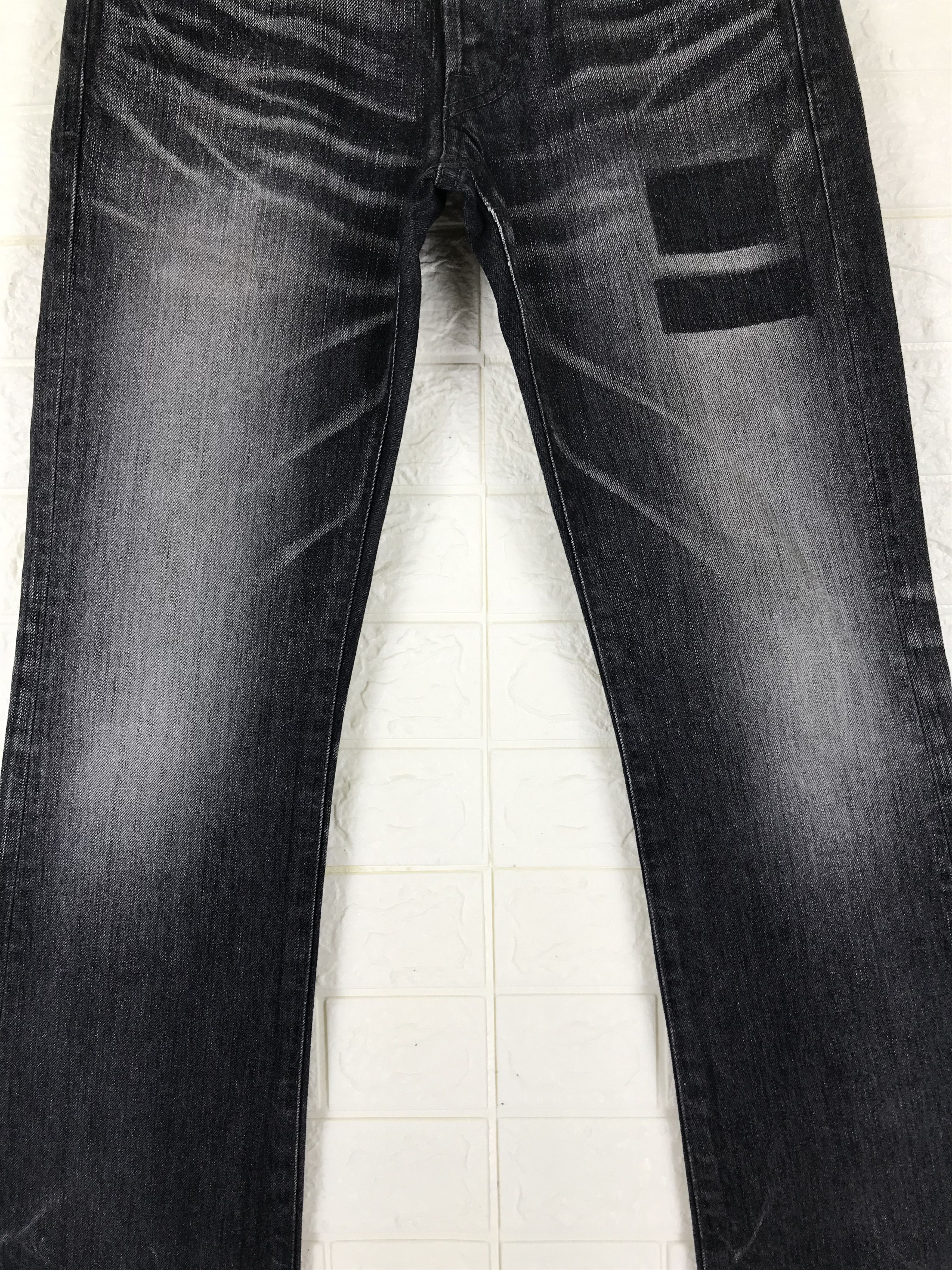 Vanquish Vanquish Studded Faded Black Flare Jeans Size US 30 / EU 46 - 3 Thumbnail