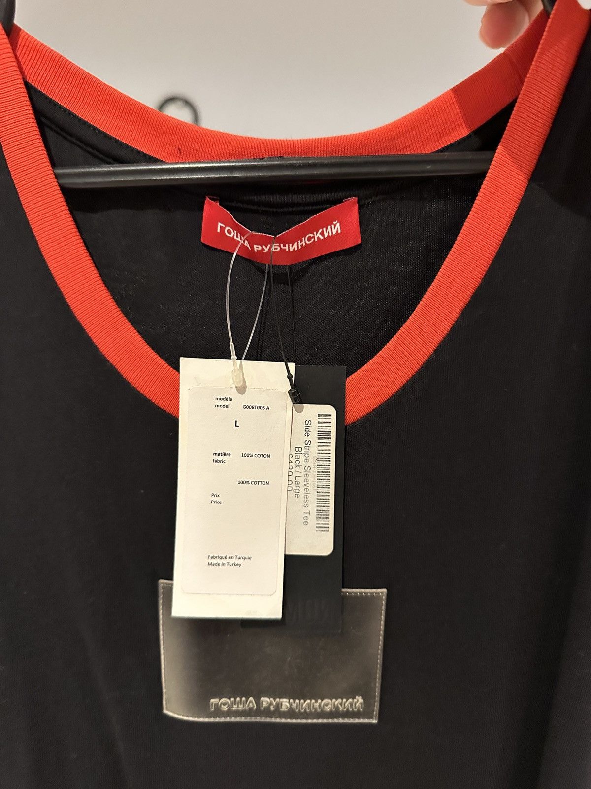 Gosha Rubchinskiy Gosha Rubchinskiy Tank Top Black Size US L / EU 52-54 / 3 - 2 Thumbnail