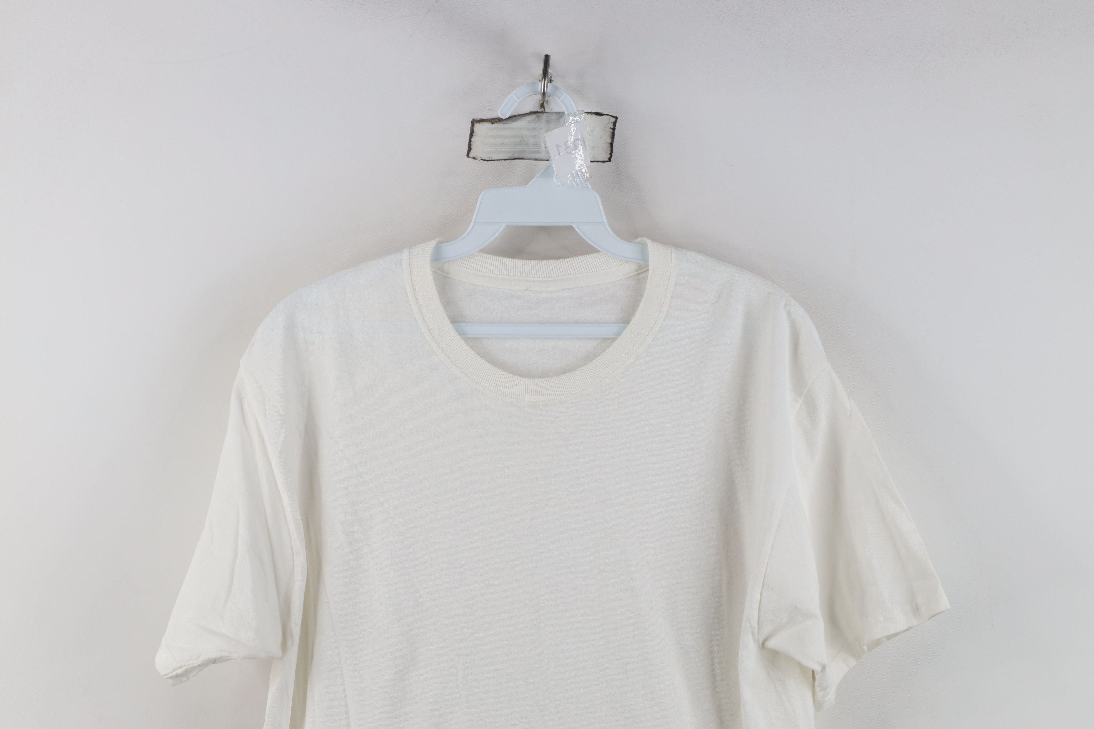 Vintage Vintage 90s Y2K Streetwear Cotton Short Sleeve T-Shirt White Size US M / EU 48-50 / 2 - 2 Thumbnail