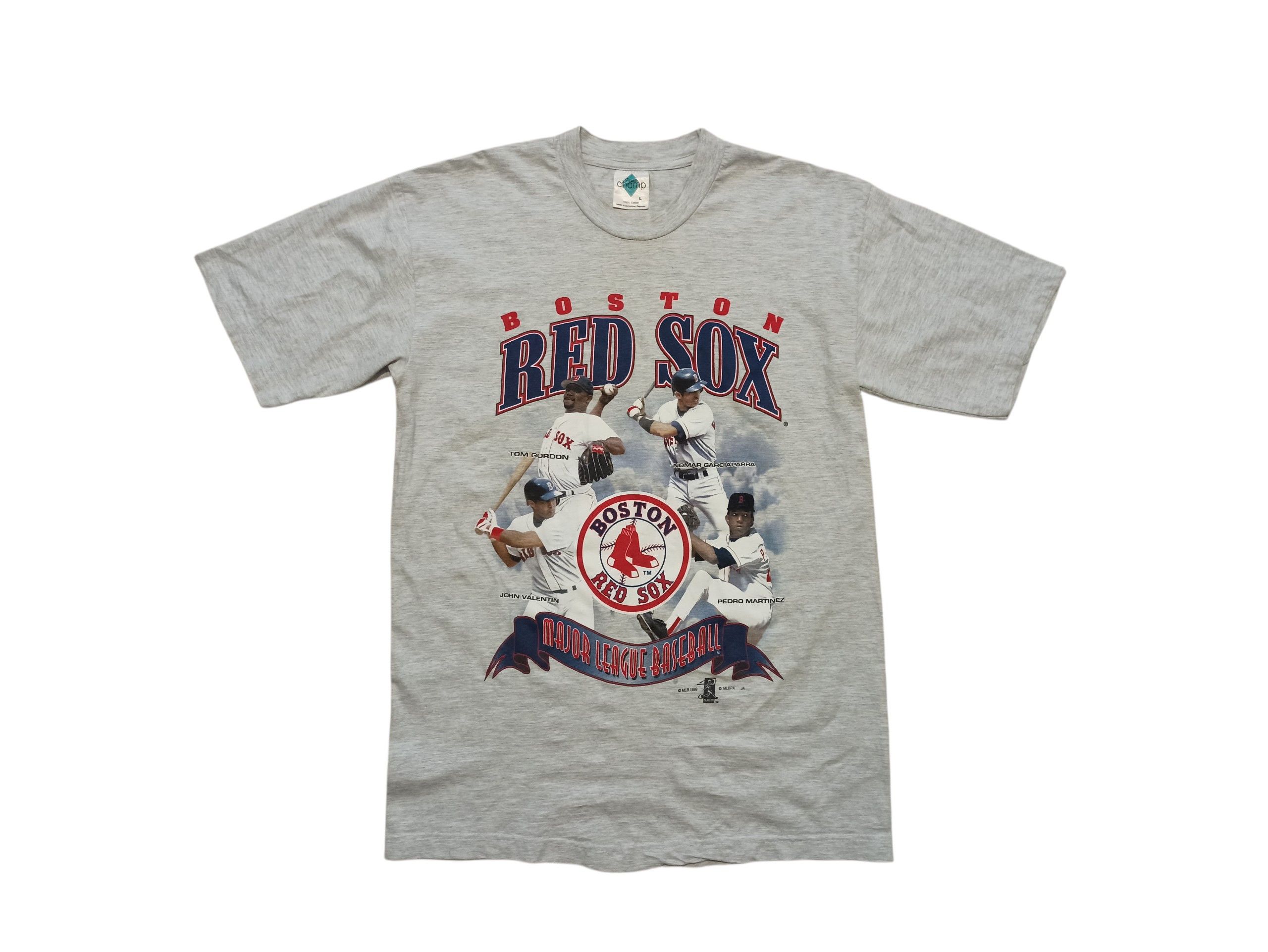 MLB Vtg 1999 Boston Red Sox Tee L Pedro Martinez Nomar Size US L / EU 52-54 / 3 - 1 Thumbnail