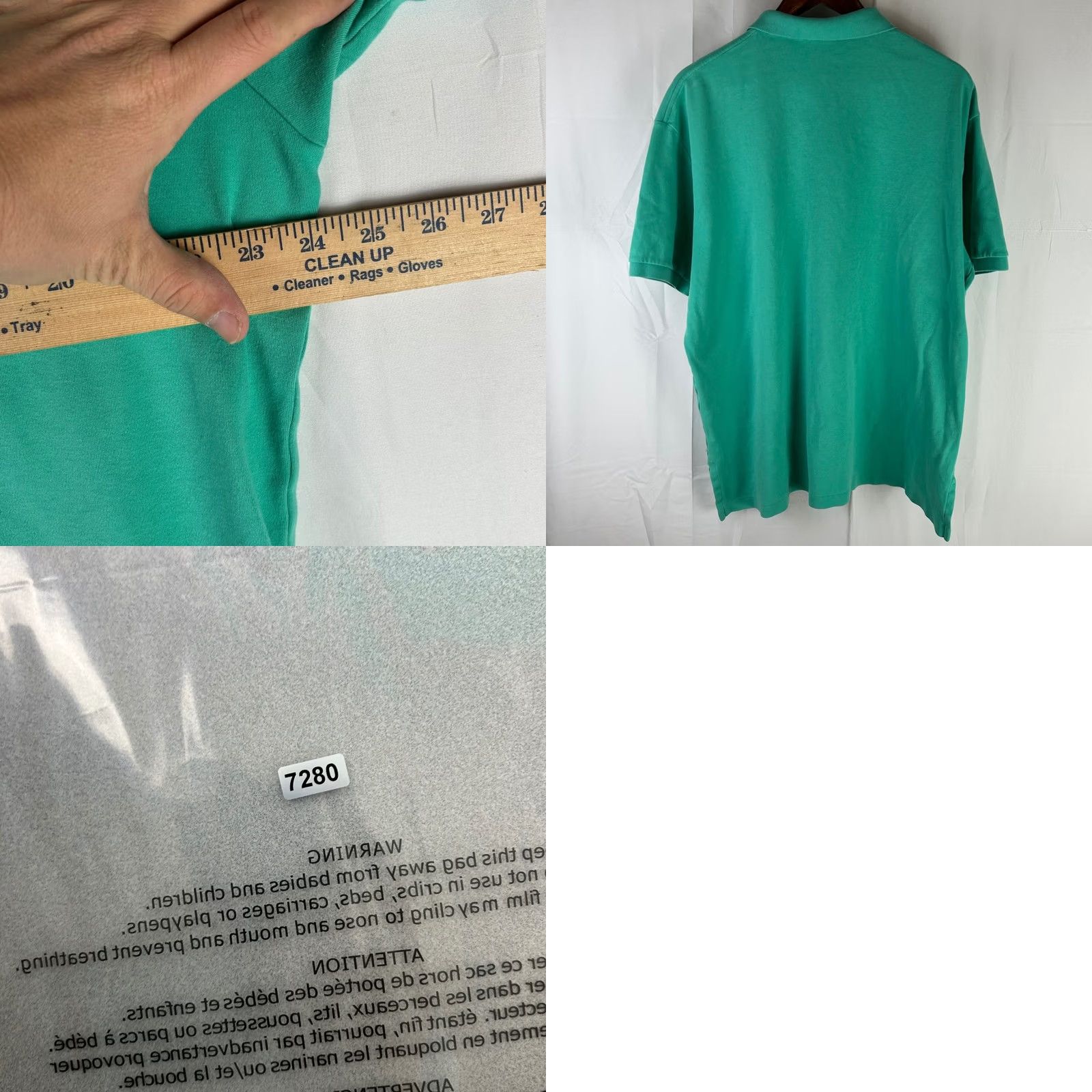 Polo Ralph Lauren Polo Ralph Lauren Polo Shirt Men XL Turquoise Short Sleeve Green Pony Logo Classic Size US XL / EU 56 / 4 - 8 Thumbnail