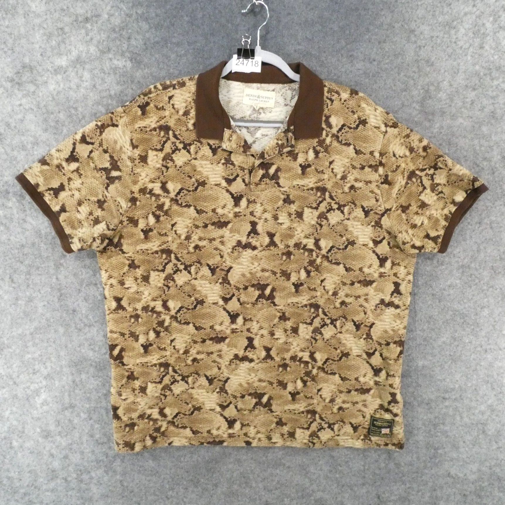 Snakeskin polo shirt hotsell
