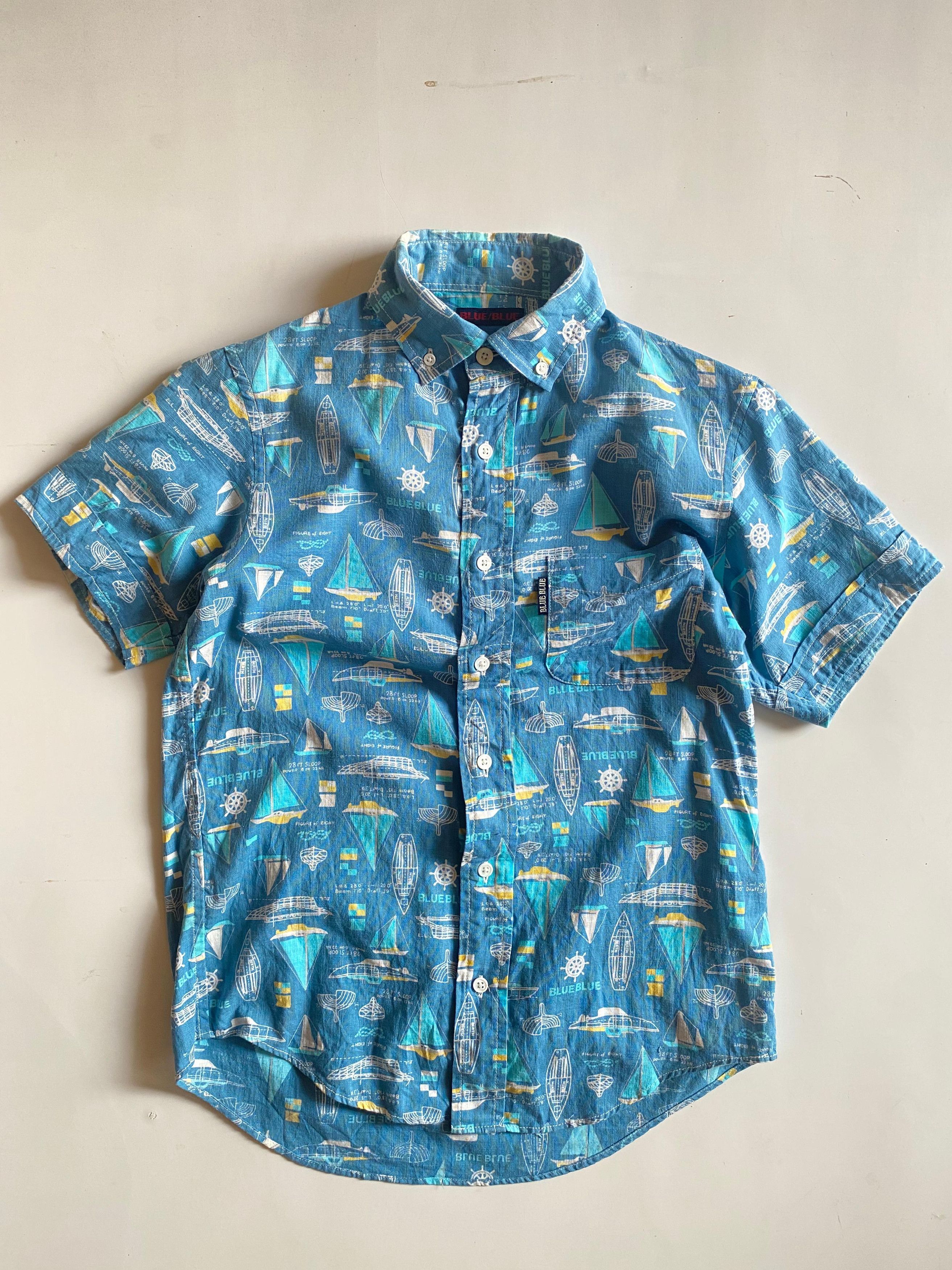 Blue Blue Japan SEND OFFER 💥 Blue blue Japan Vintage Shirt Size US S / EU 44-46 / 1 - 2 Thumbnail