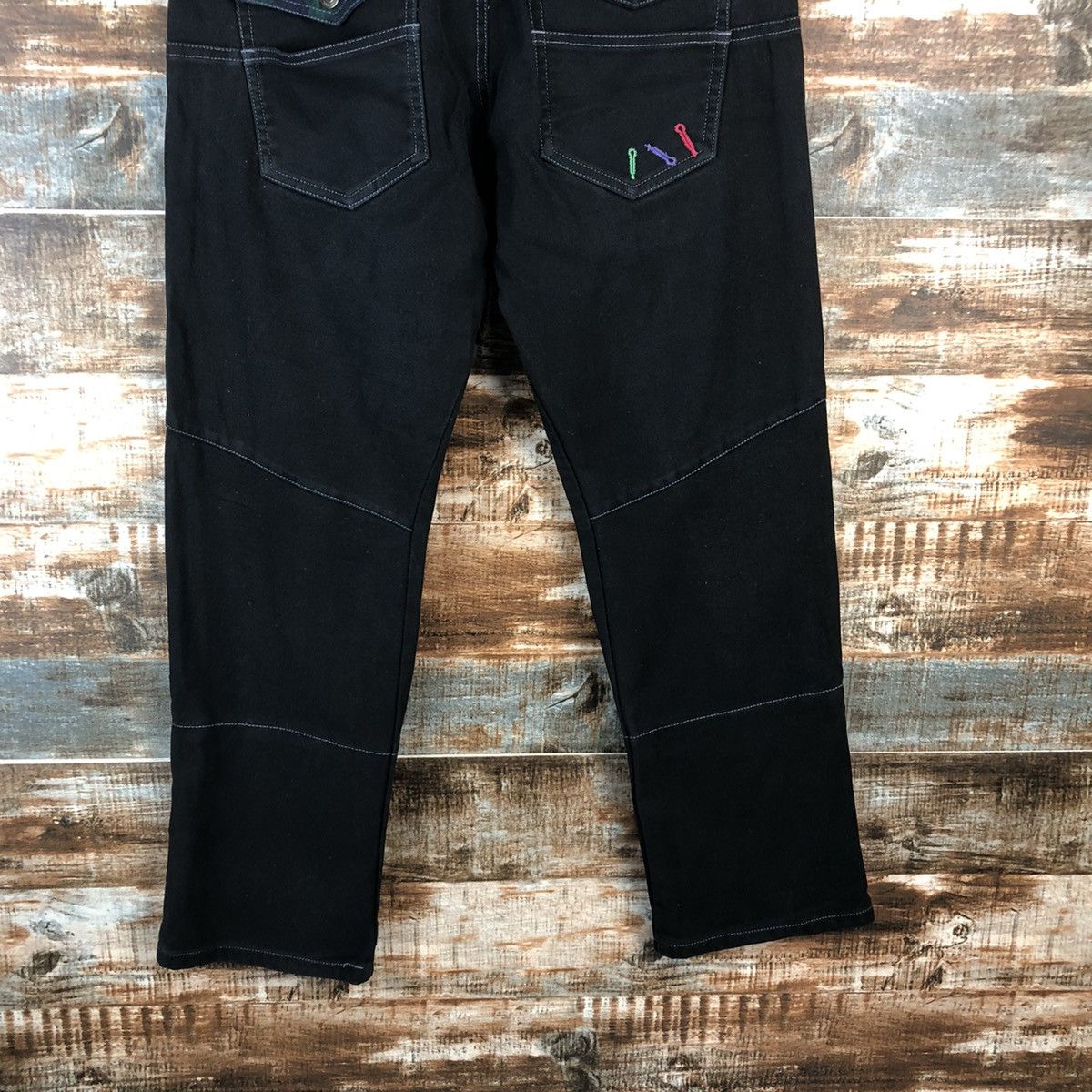 Japanese Brand DL Jungle Strom double waist rapper hip hop Pants #C742 Size US 30 / EU 46 - 13 Thumbnail