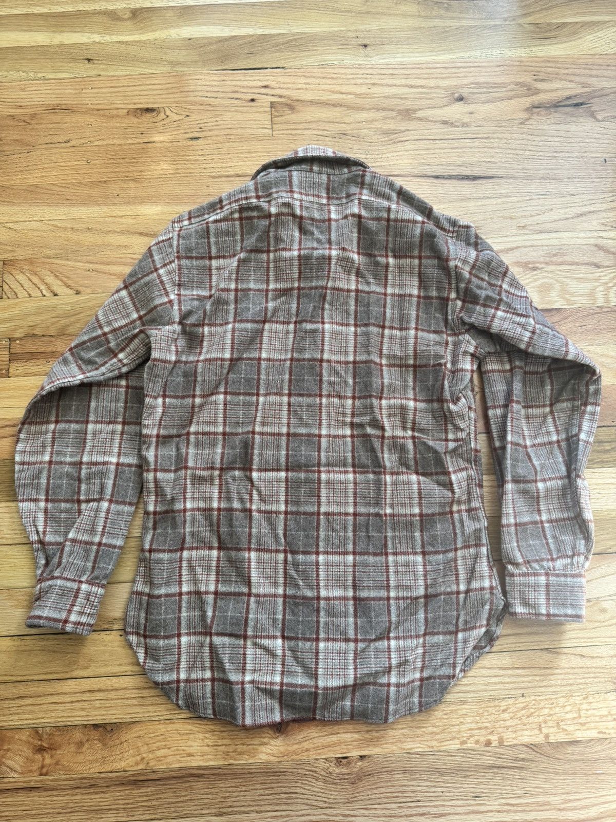 Pendleton Pendleton Wool Flannel shirt Brown-Red Made in USA Size US M / EU 48-50 / 2 - 4 Thumbnail