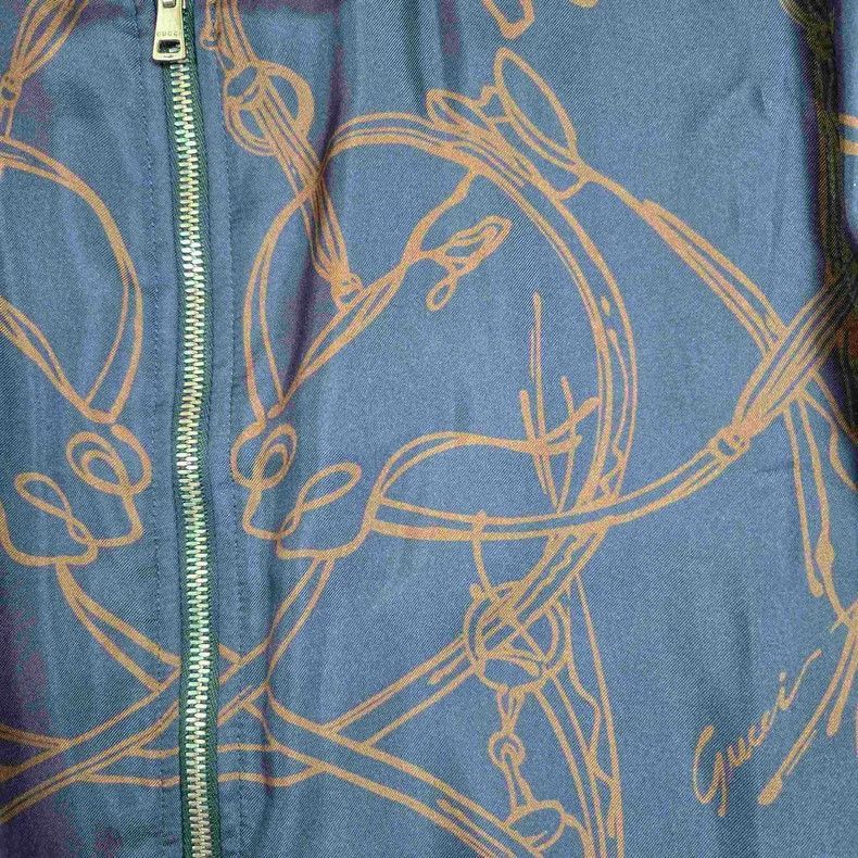 Gucci Gucci Silk Zip Jacket with Pattern-2508 Size US M / EU 48-50 / 2 - 5 Thumbnail