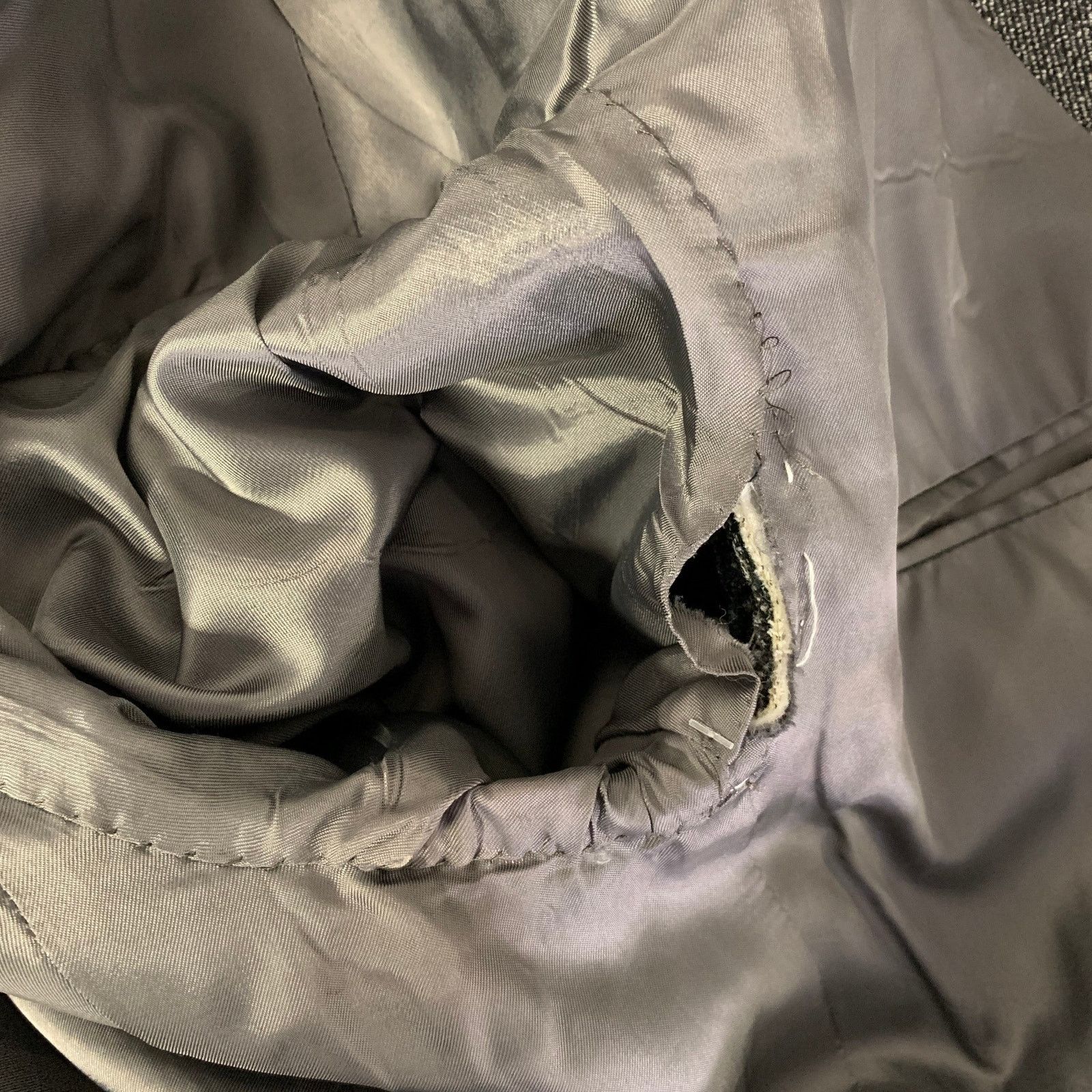 Versace V2 by VERSACE Grey Black Heather Double Breasted Suit Size 42R - 10 Thumbnail