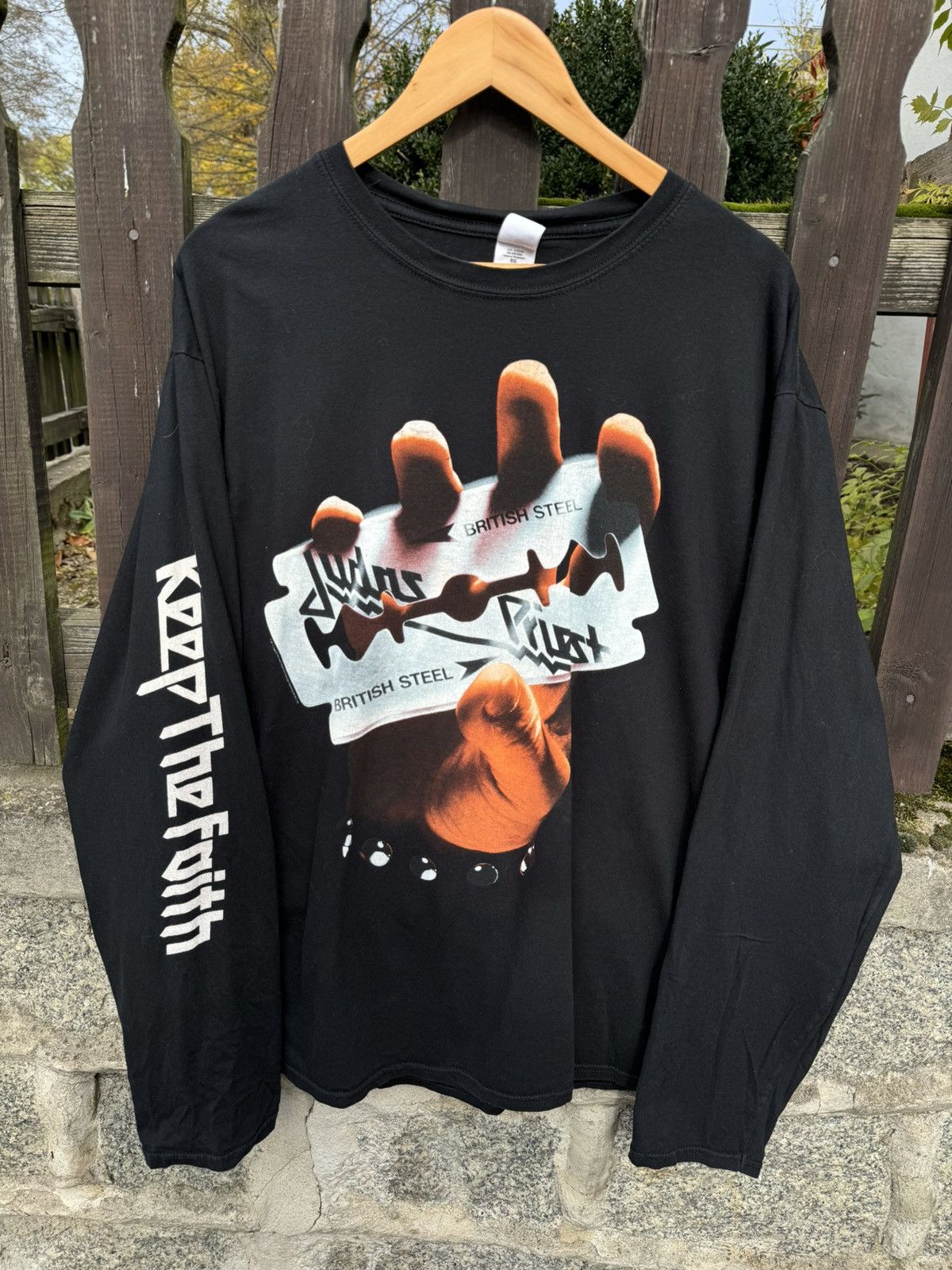 Band Tees × Judas Priest × Vintage Judas Priest 2004 „British Steel Keep the Faith” Vintage Size US XL / EU 56 / 4 - 5 Thumbnail