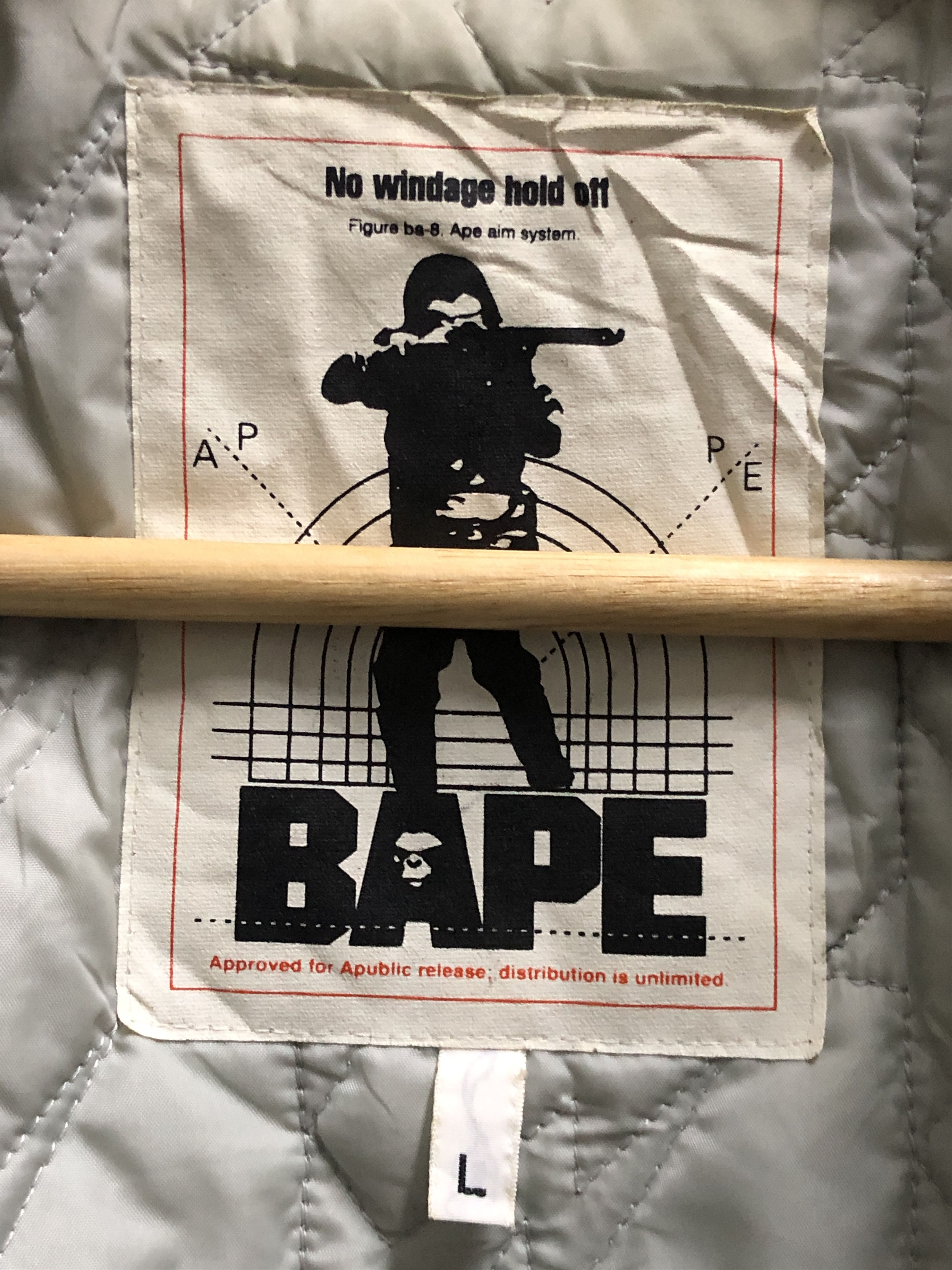 Bape Bape Zip Up Heavy Wool Melton Jacket Size US L / EU 52-54 / 3 - 13 Thumbnail