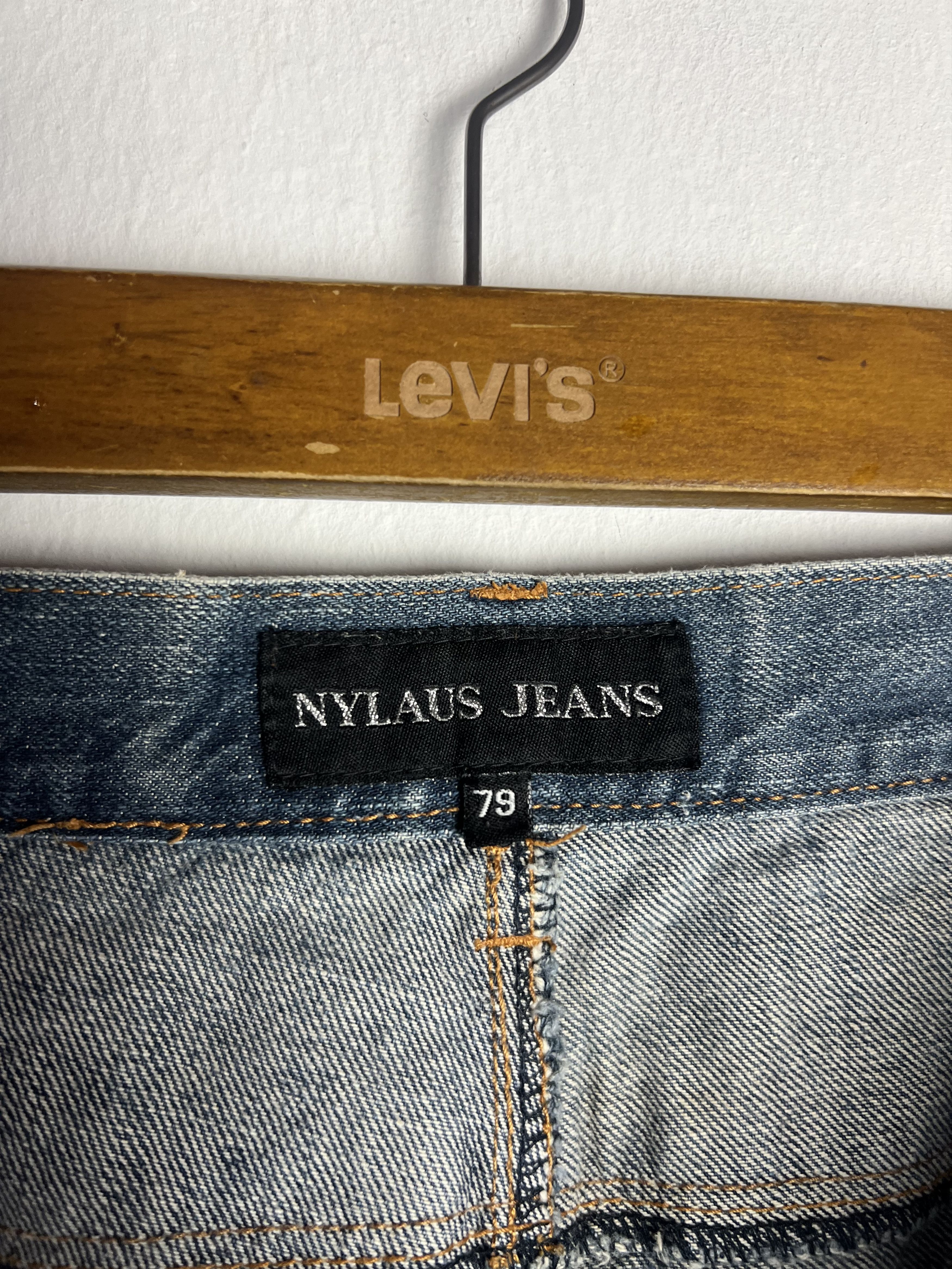 Unsound Rags Nylaus Double Waist Distressed Clawmark Denim Jeans Size US 30 / EU 46 - 17 Thumbnail