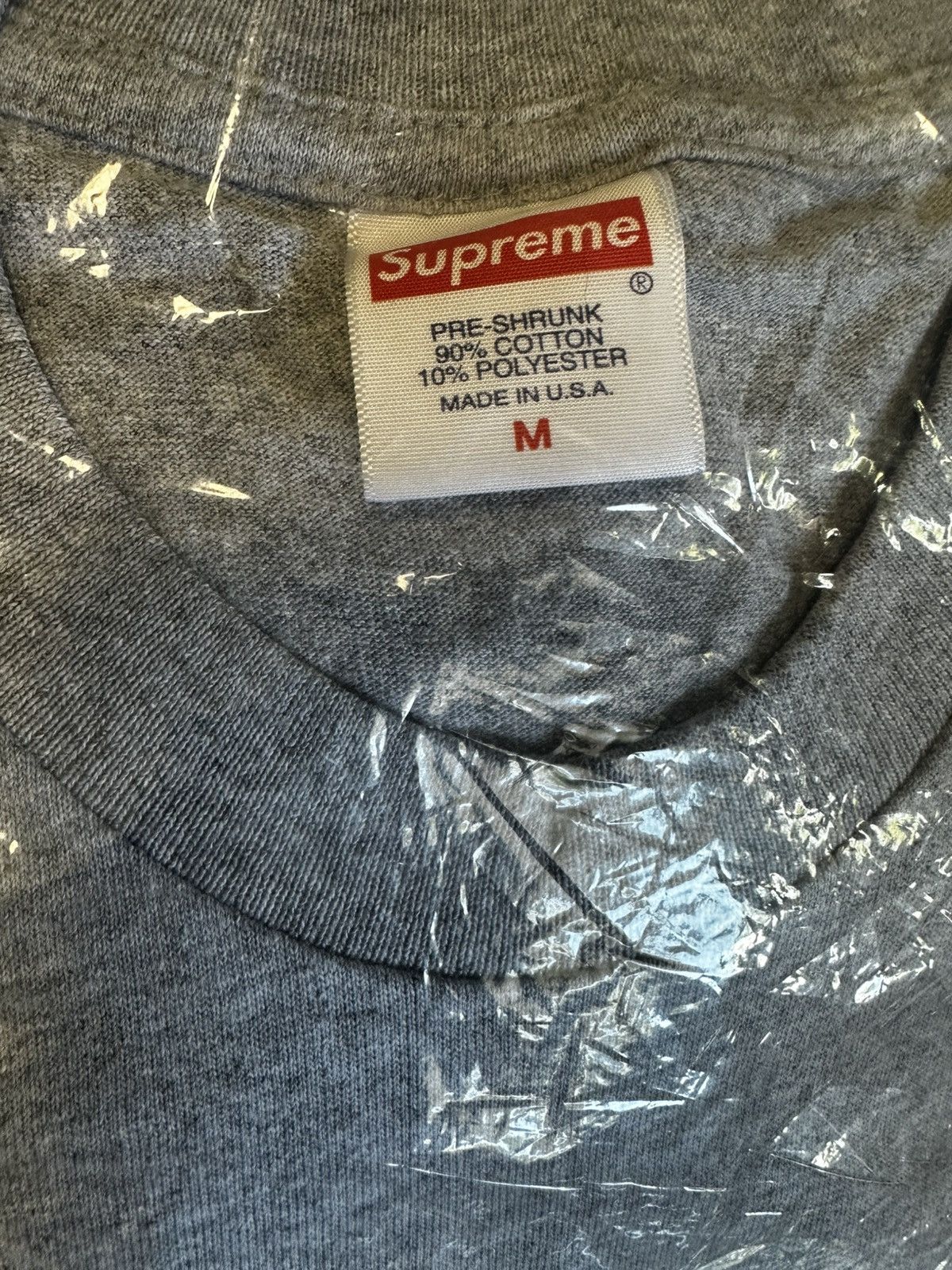 Supreme Supreme Jet Tee Medium New Heather Gray Size US M / EU 48-50 / 2 - 3 Thumbnail