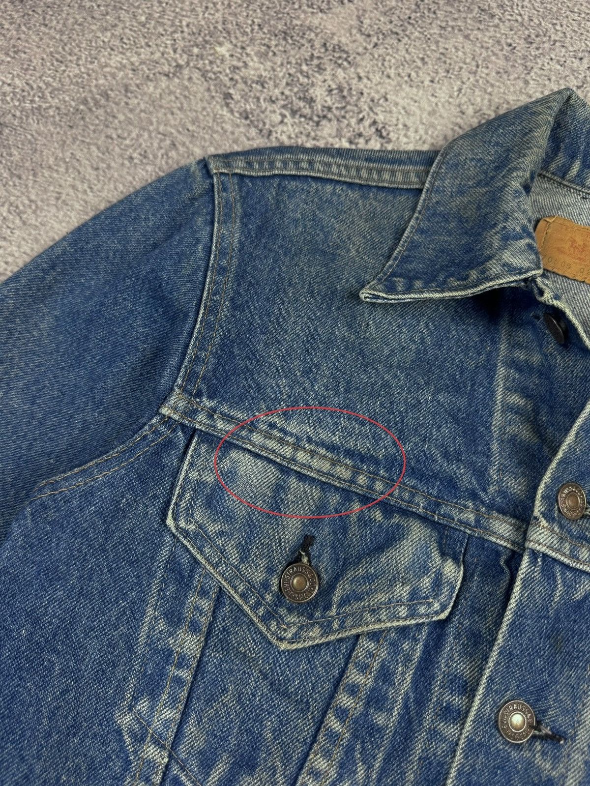 Levi's × Vintage LEVIS Vintage Made in USA Short Jeans Denim Jacket Size S / US 4 / IT 40 - 14 Thumbnail