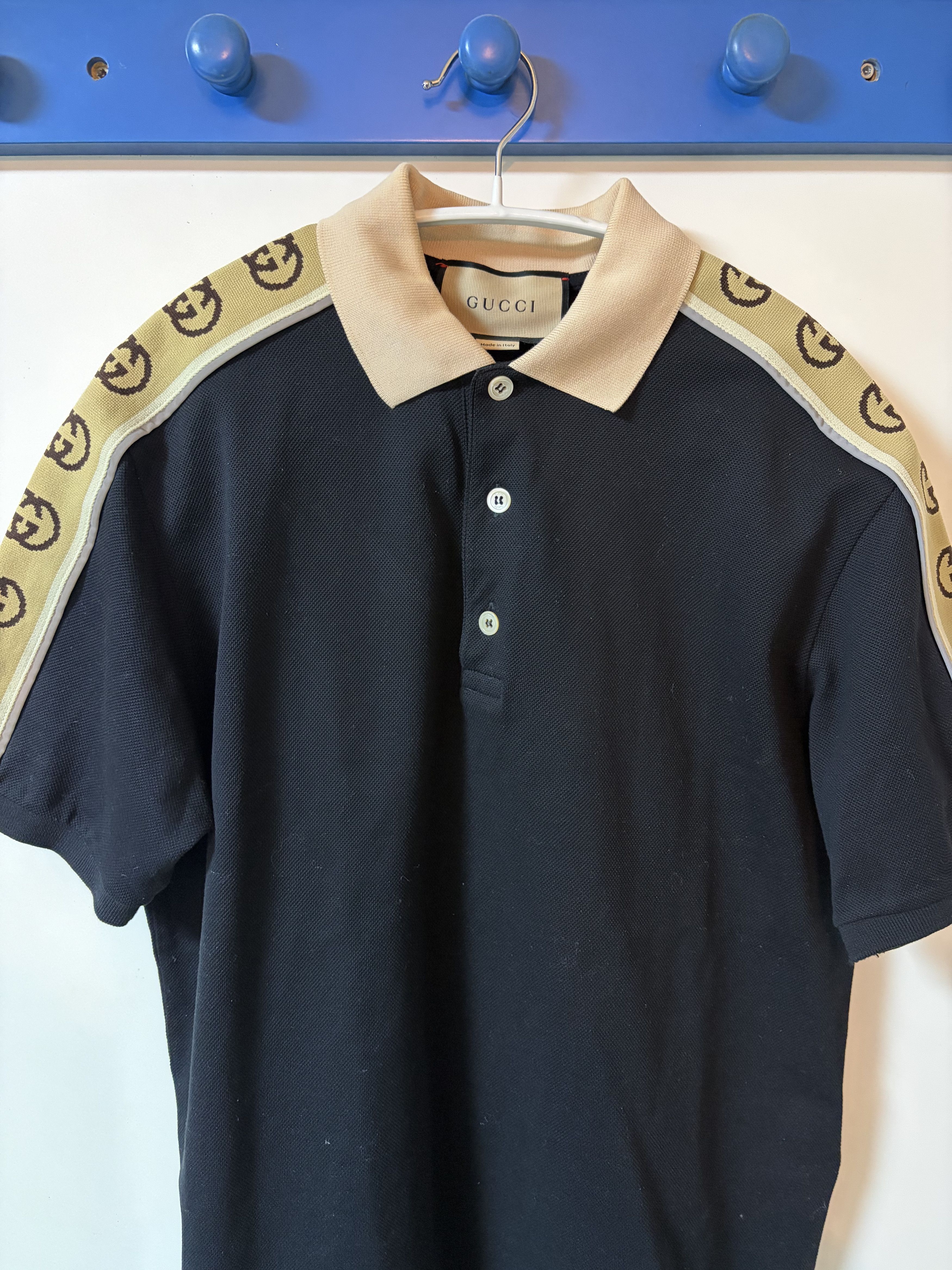 Gucci Gucci Interlocking Logo Monogram Polo Size US S / EU 44-46 / 1 - 2 Thumbnail